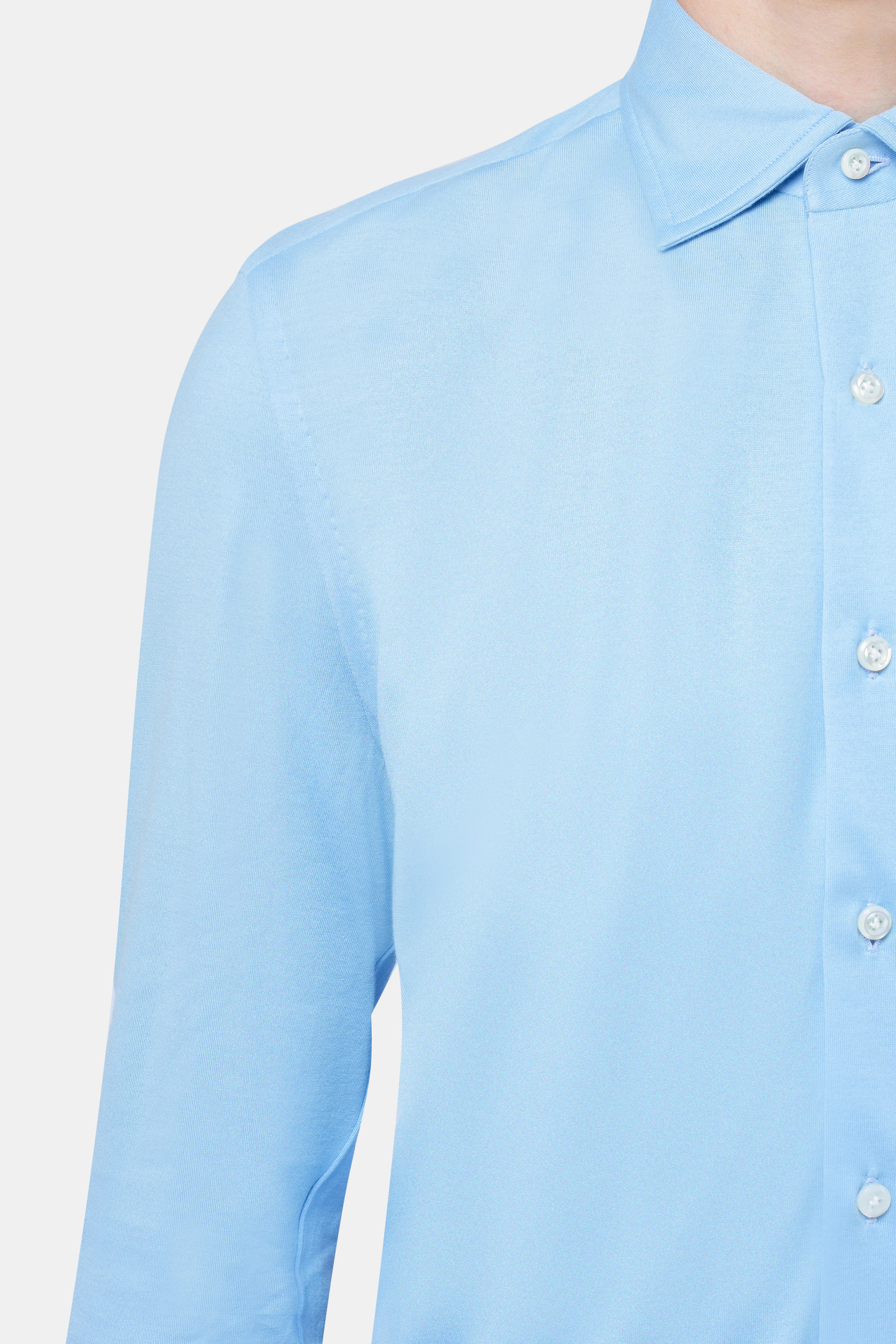 Рубашка CESARE ATTOLINI CAU28JS/MIKE S20CMJS50, цвет: Голубой, Мужской