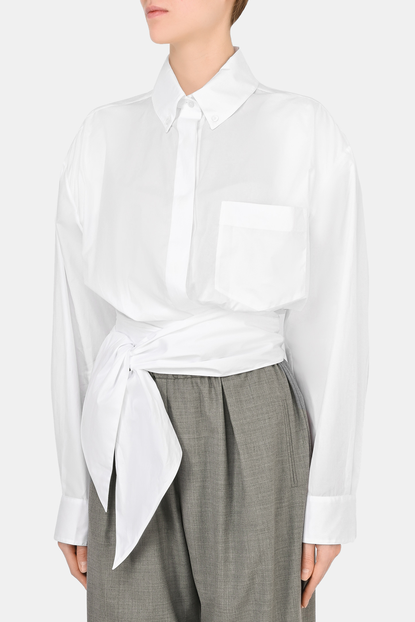 Блуза ALEXANDRE VAUTHIER 213TO1503, цвет: Белый, Женский
