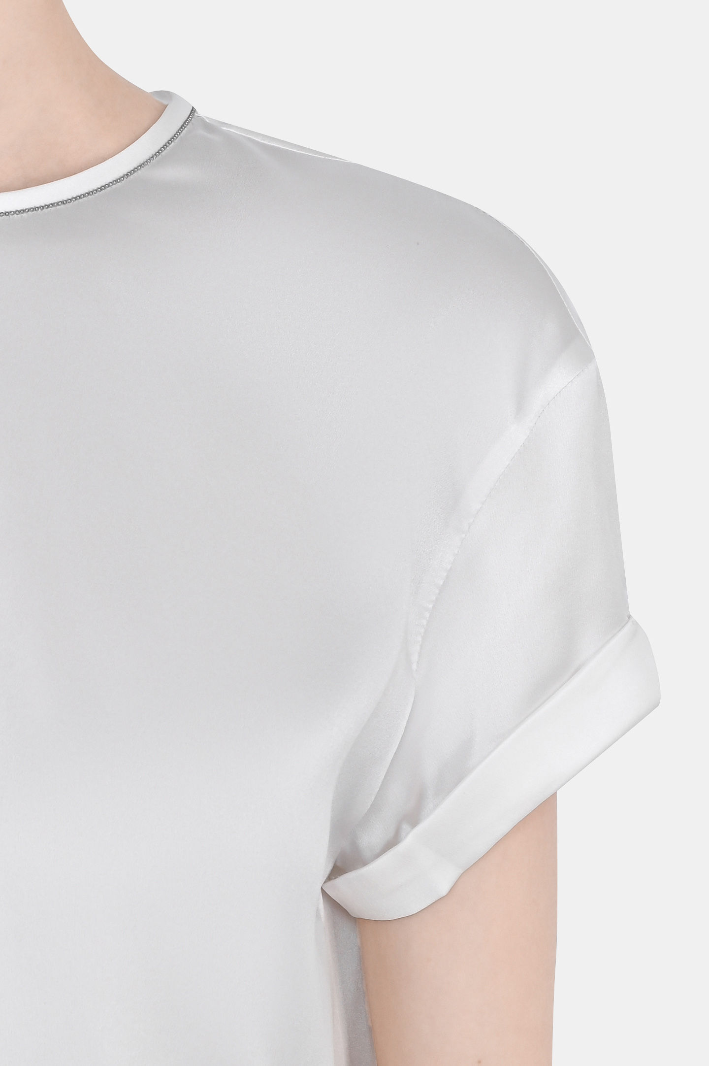 Блуза BRUNELLO  CUCINELLI M0C59B1008, цвет: Белый, Женский