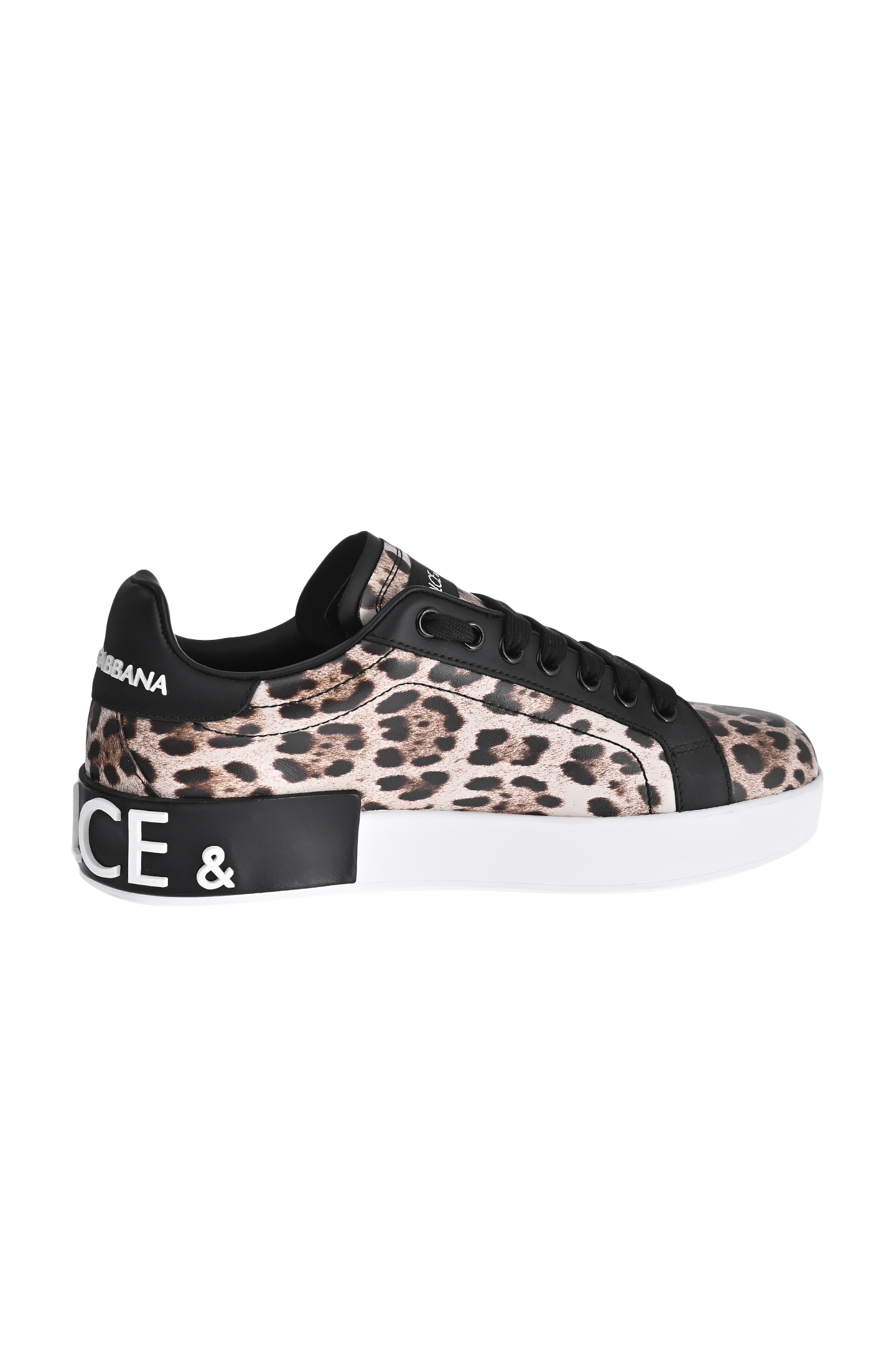 Кеды DOLCE & GABBANA CK1570 AA990, цвет: Леопардовый, Женский