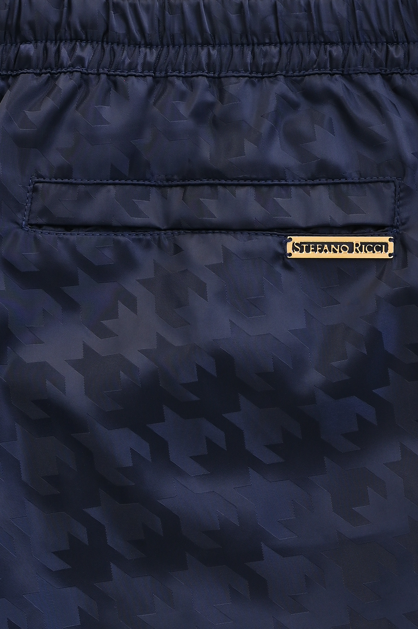 Плавки-шорты с принтом STEFANO RICCI M6B4100010 PA003Q, цвет: Темно-синий, Мужской