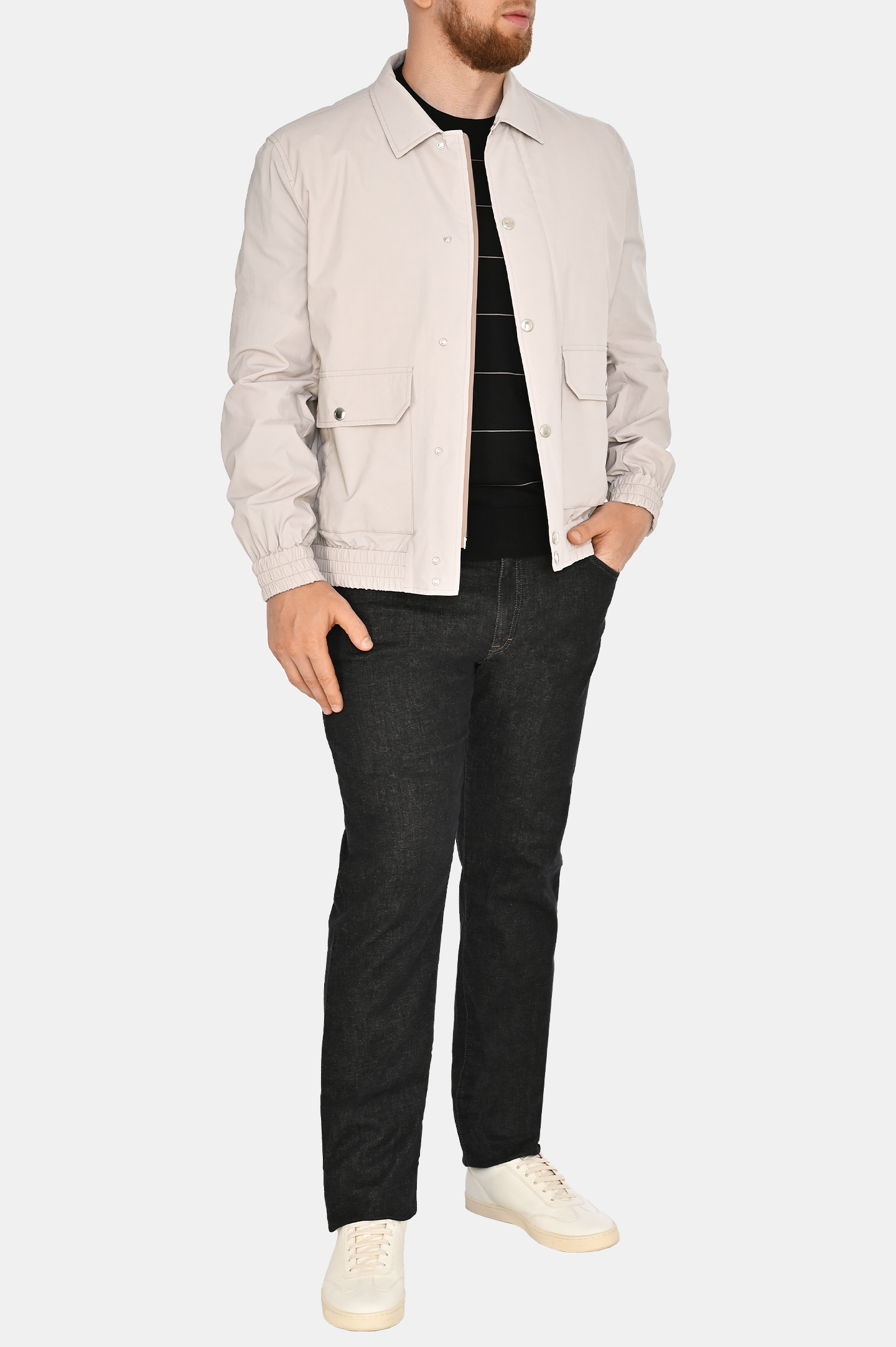 Куртка BRUNELLO  CUCINELLI MR4566515C, цвет: Светло-бежевый, Мужской