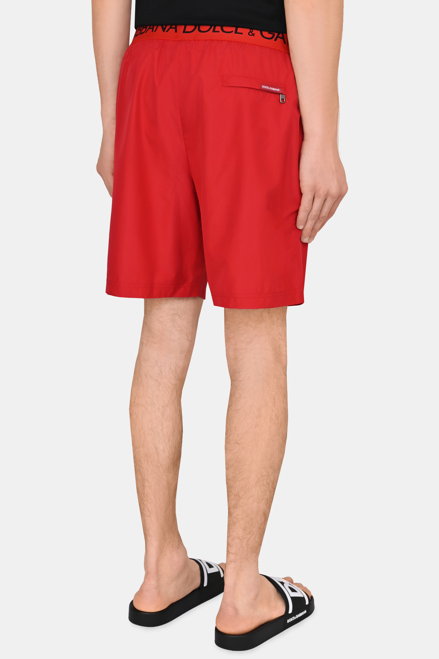 Плавки-шорты DOLCE & GABBANA M4B45T FUSFW, цвет: Красный, Мужской