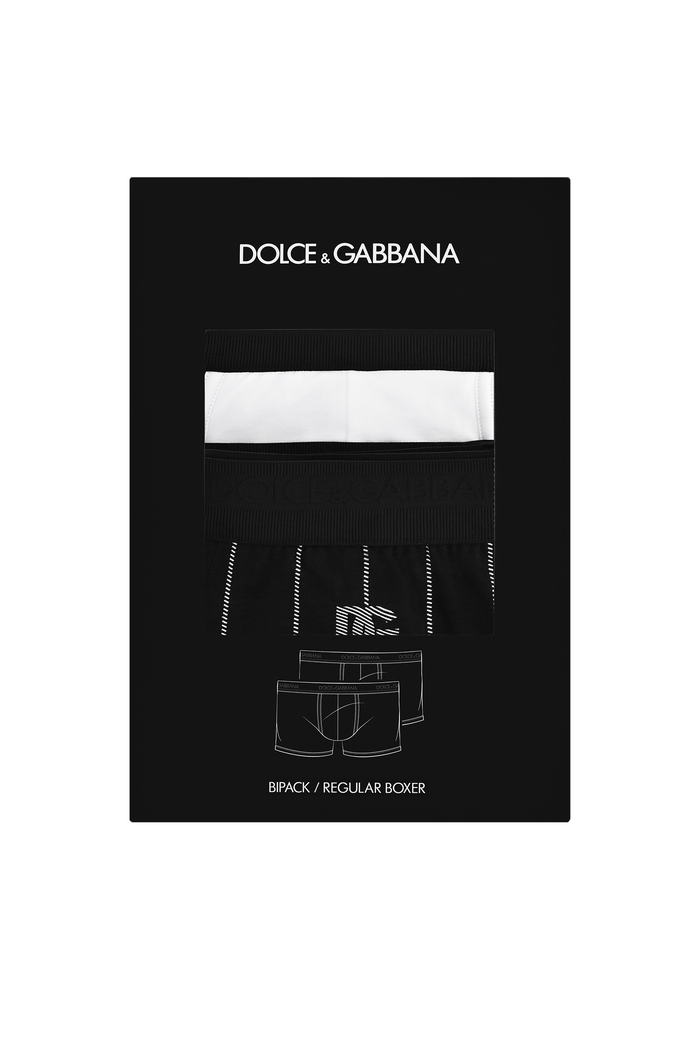 Трусы DOLCE & GABBANA M9D50J ONM87, цвет: Черный, Мужской