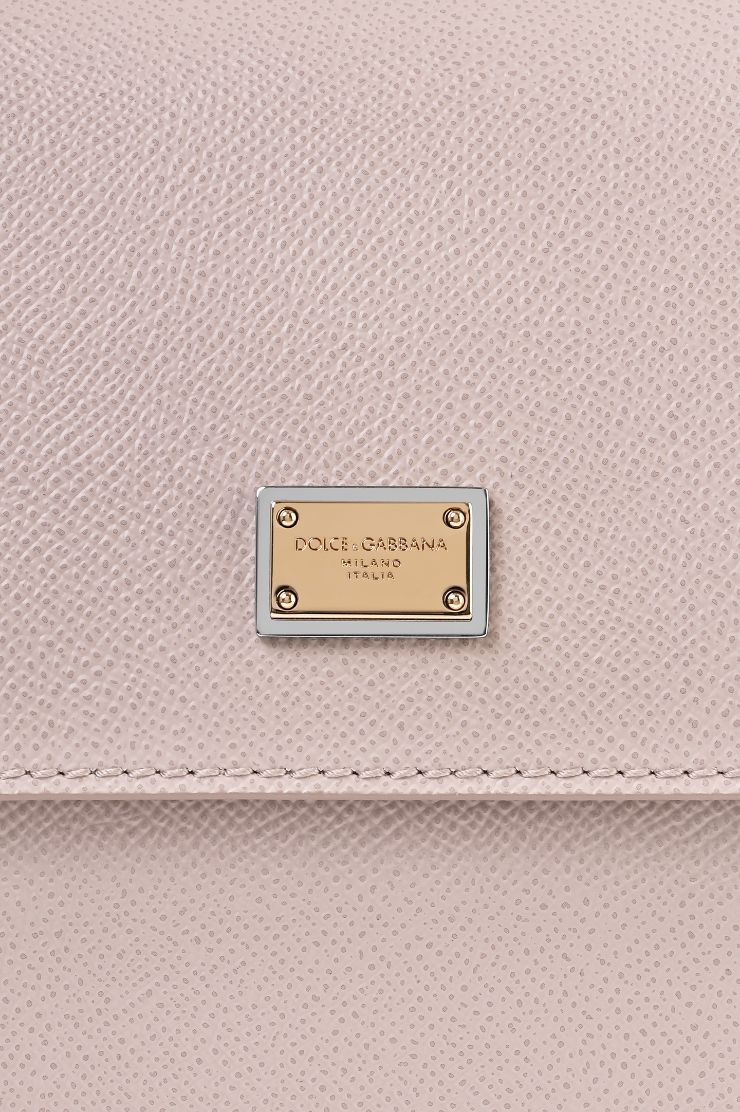 Кожаная сумка DOLCE & GABBANA BB6002 A1001, цвет: Розовый, Женский