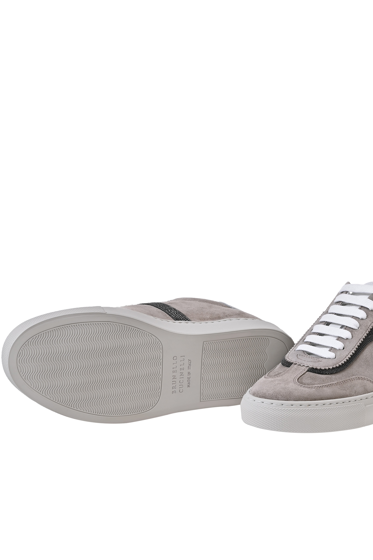 Кеды (Полуботинки) BRUNELLO  CUCINELLI MZSFG2908, цвет: Бежевый, Женский