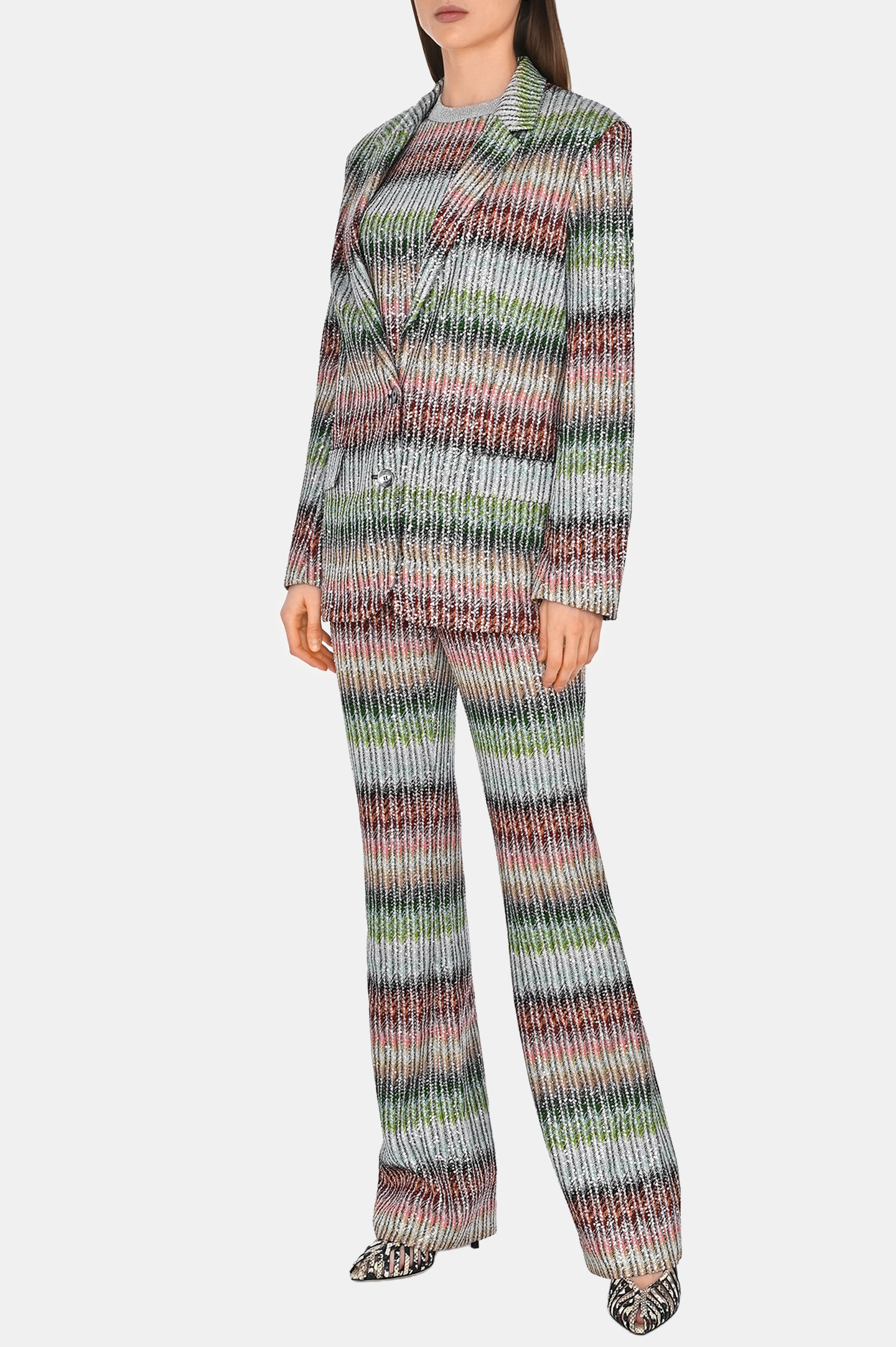 Брюки MISSONI DS25SI0F-BC0051, цвет: Разноцветный, Женский