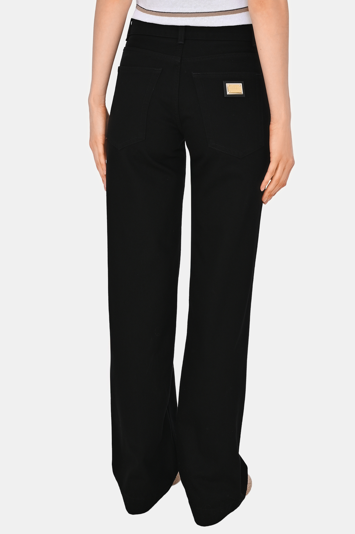 Джинсы (Брюки) DOLCE & GABBANA FTC8CD G8MM3 , цвет: Черный, Женский