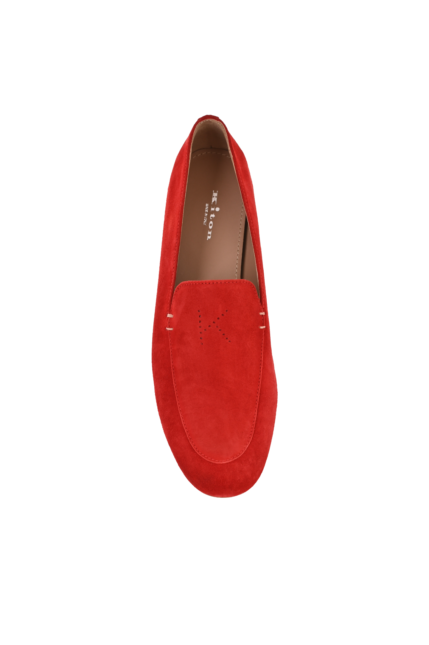 Лоферы KITON D57803N010082, цвет: Красный, Женский