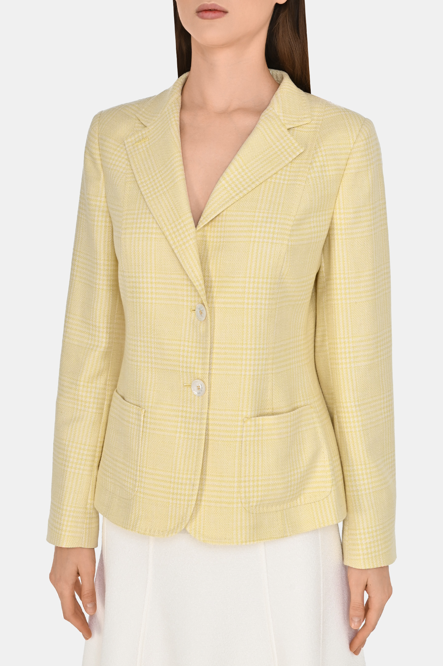 Жакет KITON D56516K0942E0, цвет: Желтый, Женский