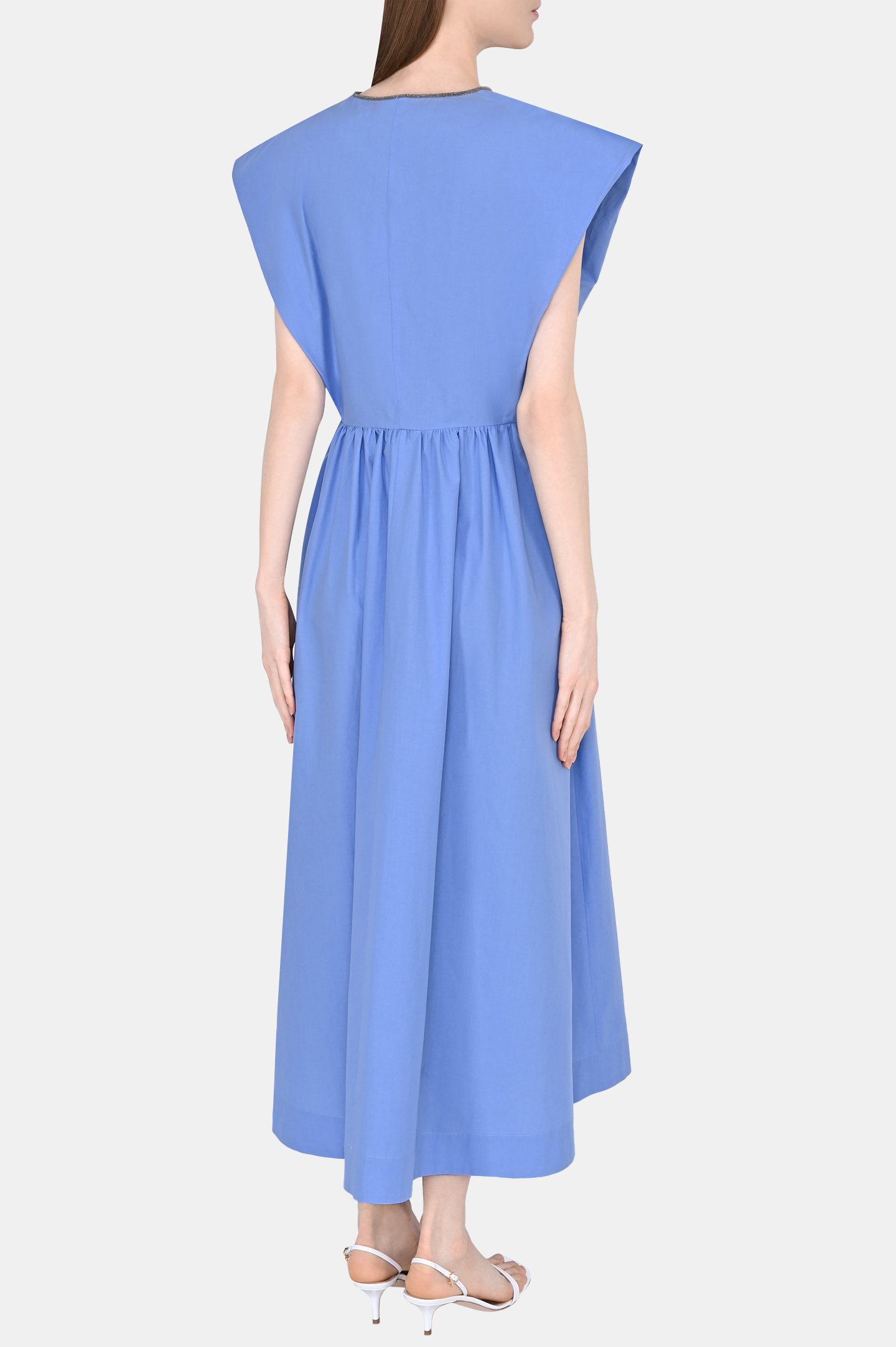 Платье FABIANA FILIPPI ABD273W193D252, цвет: Голубой, Женский