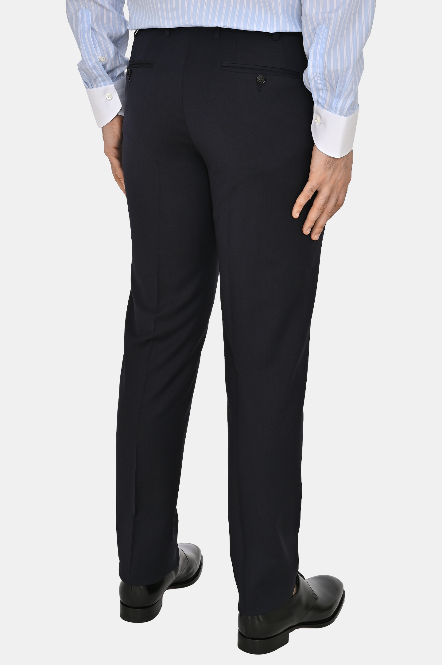 Брюки CANALI AR02523 710196R, цвет: Темно-синий, Мужской