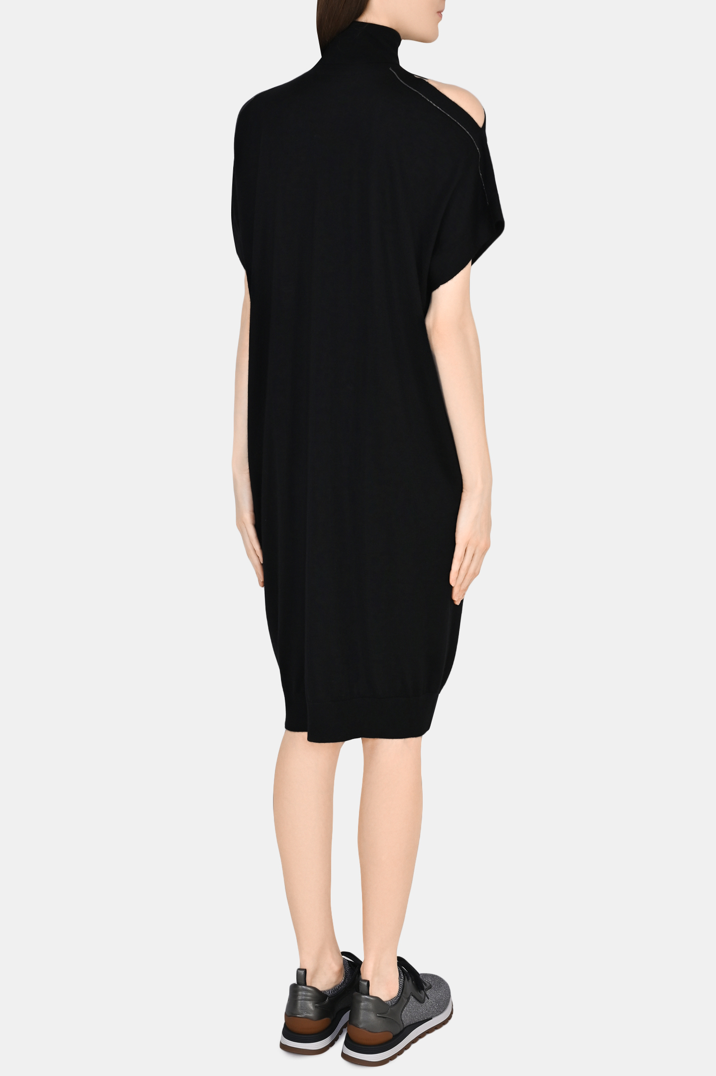 Платье BRUNELLO  CUCINELLI M13869A93P, цвет: Черный, Женский