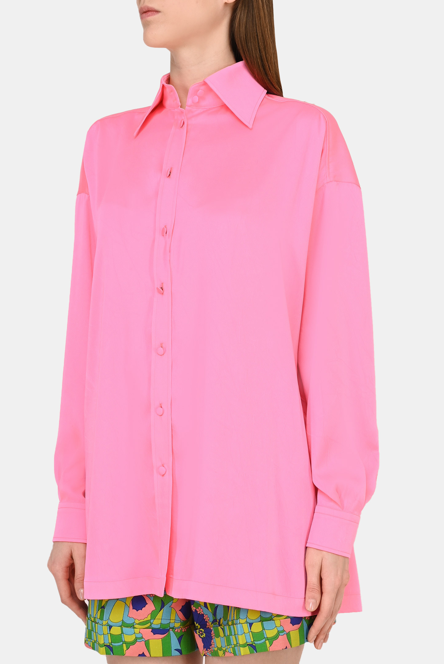 Рубашка DOLCE & GABBANA F5P21T FUSQ7, цвет: Розовый, Женский