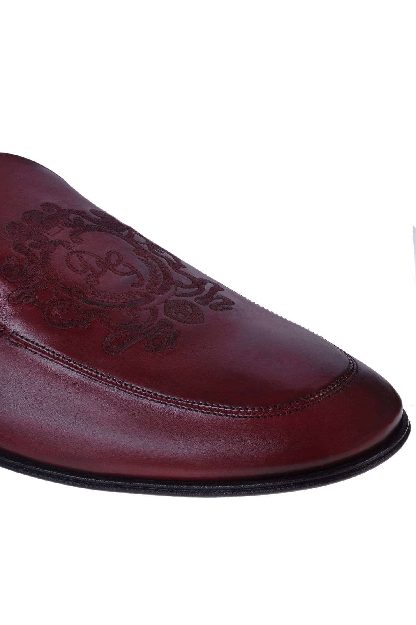 Лоферы DOLCE & GABBANA A50434 AO251, цвет: Бордовый, Мужской
