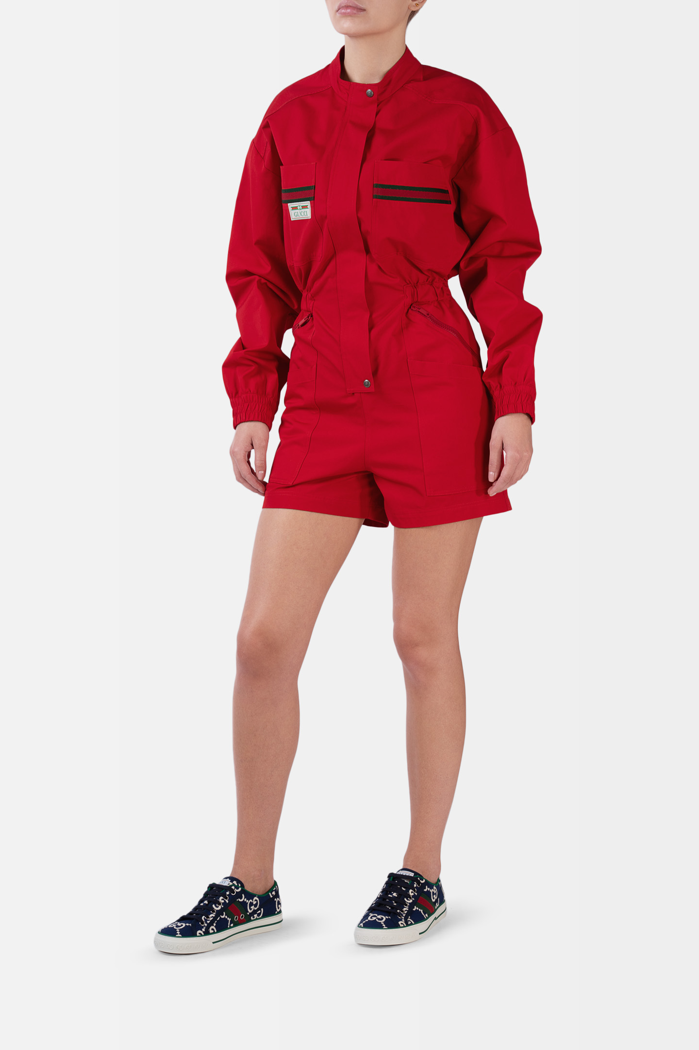 Gucci hotsell red jumpsuit