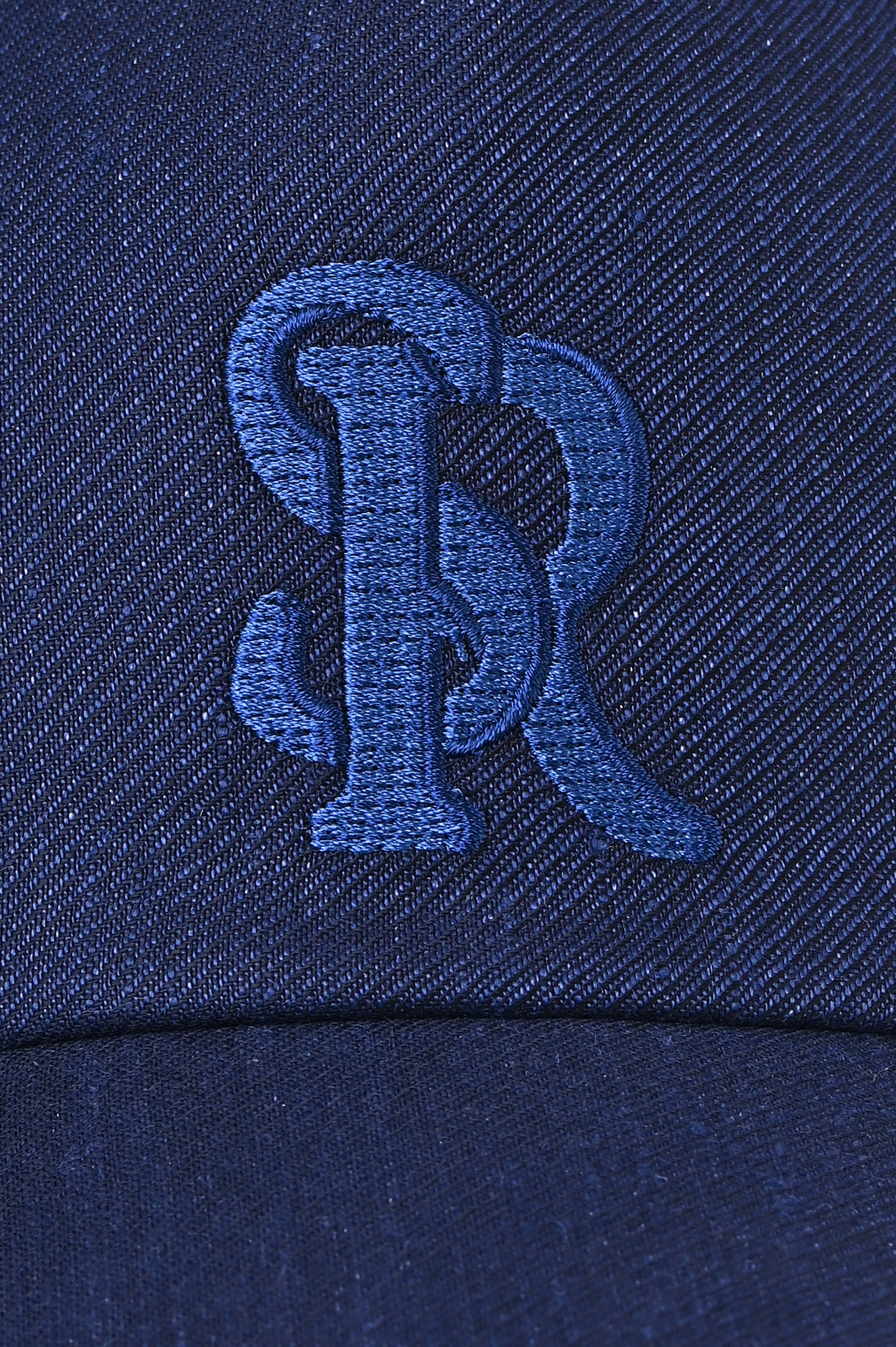 Кепка с логотипом из льна и шерсти STEFANO RICCI MCV410007E LW001Q , цвет: Темно-синий, Мужской