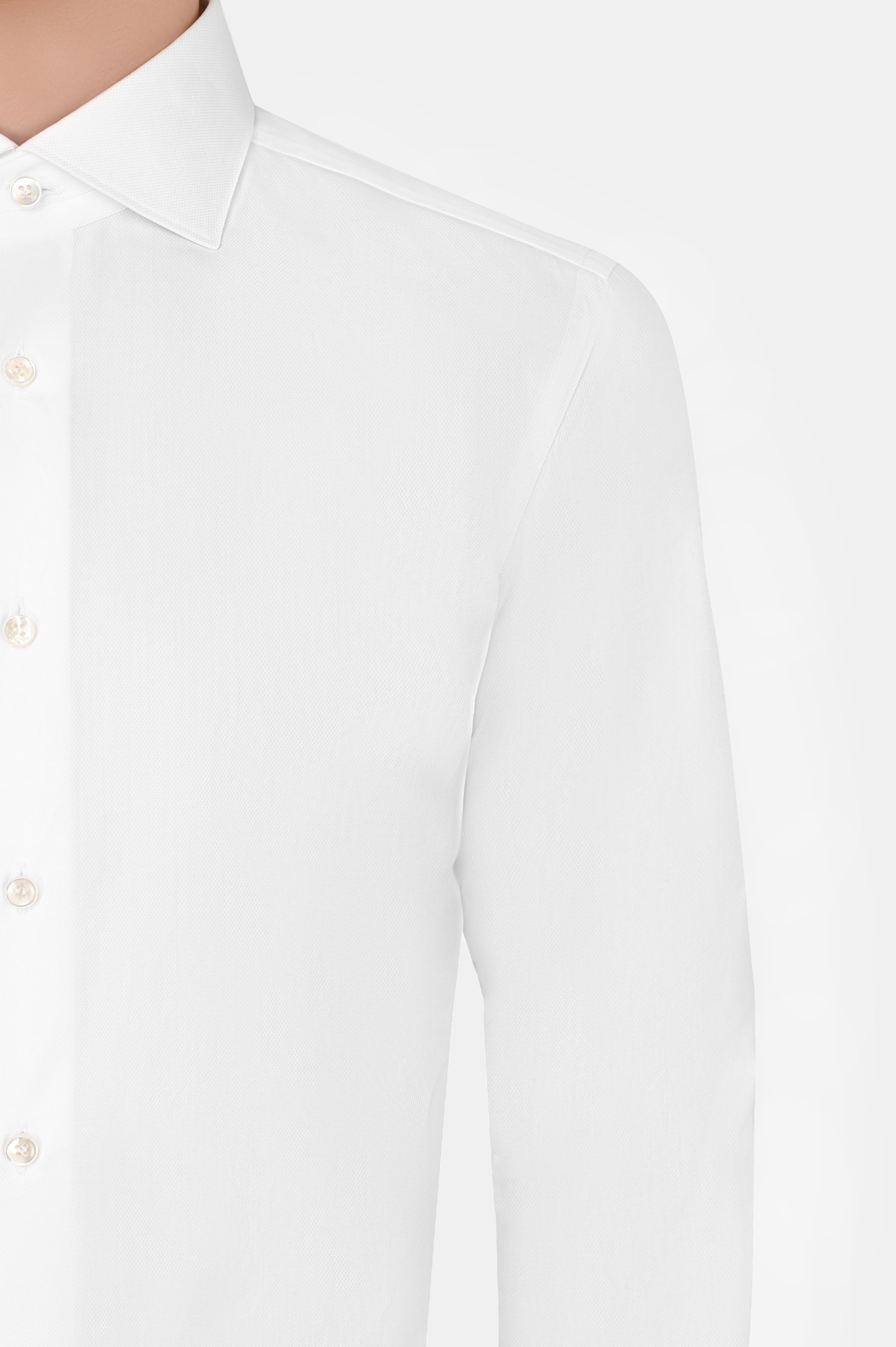 Рубашка BRIONI RCH10M O903V, цвет: Белый, Мужской