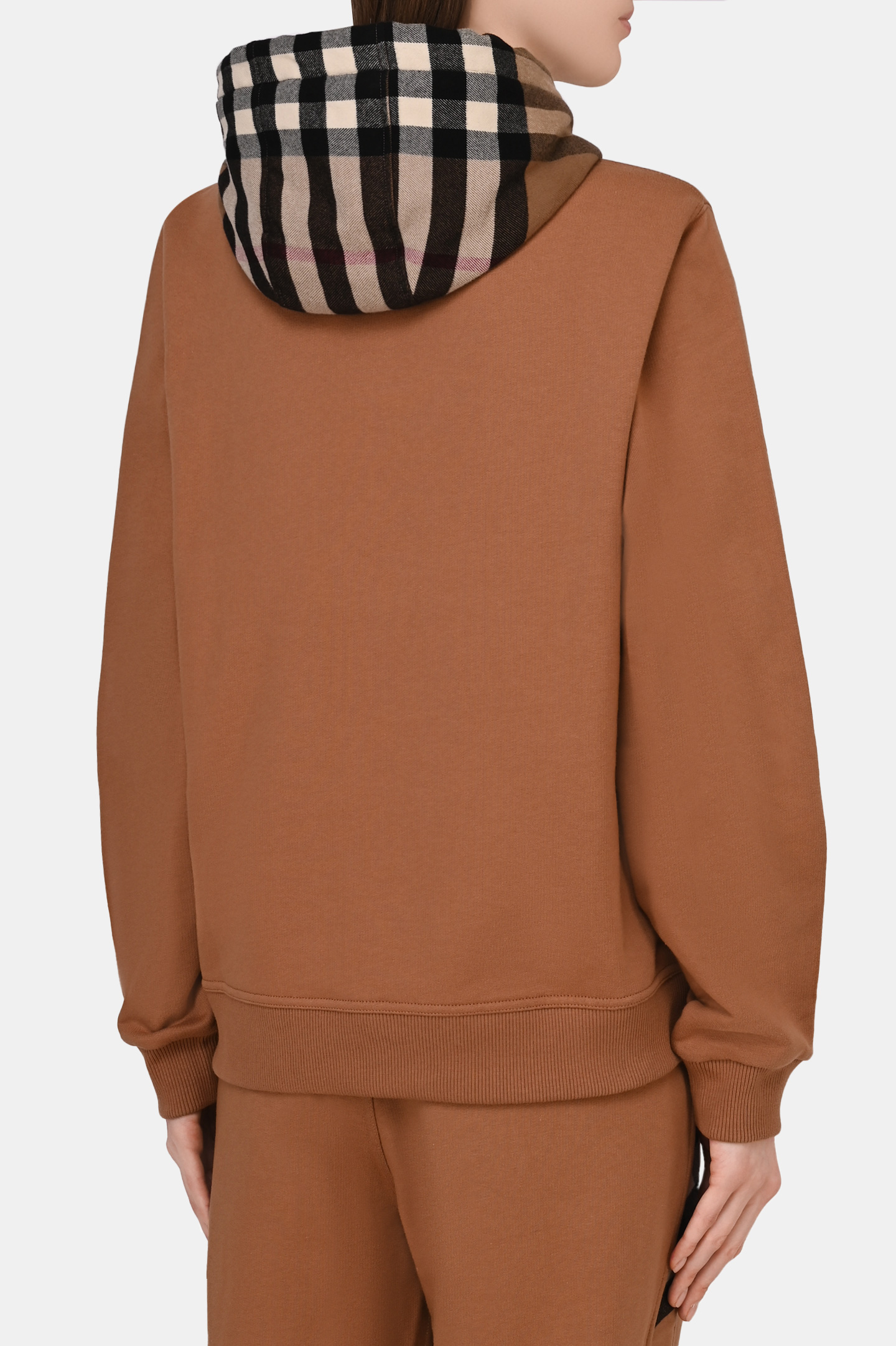 Худи (толстовка) BURBERRY 8050952, цвет: Коричневый, Женский
