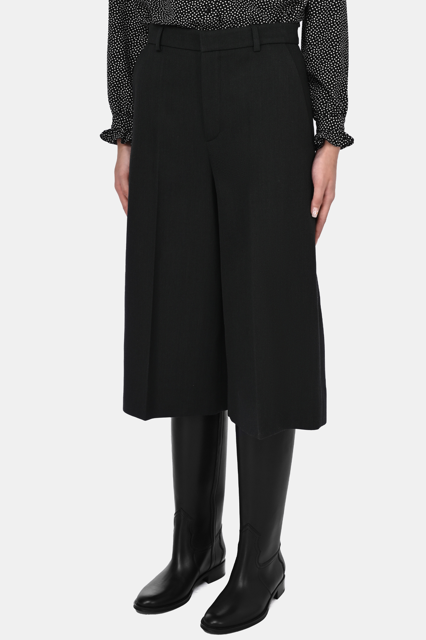 Шорты SAINT LAURENT 667906 Y3D35, цвет: Зеленый, Женский