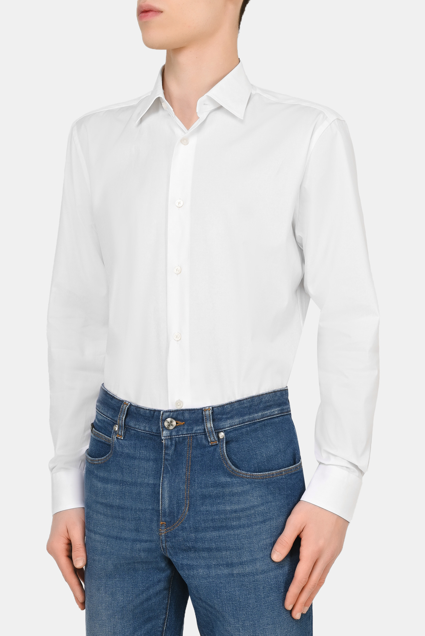 Рубашка Z ZEGNA 305100 ZCRC1, цвет: Белый, Мужской