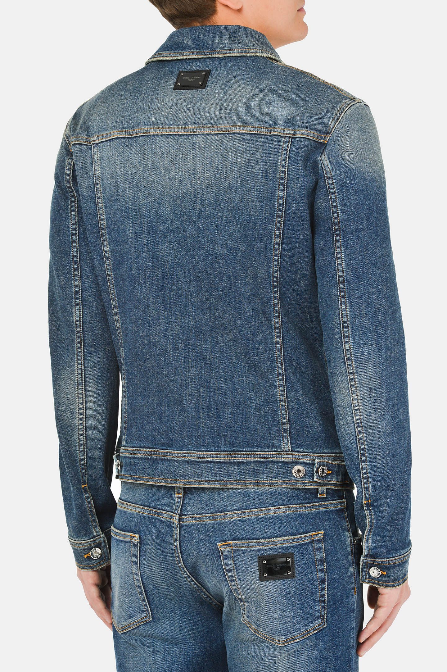Куртка DOLCE & GABBANA G9JC2D G8CR7, цвет: Синий, Мужской