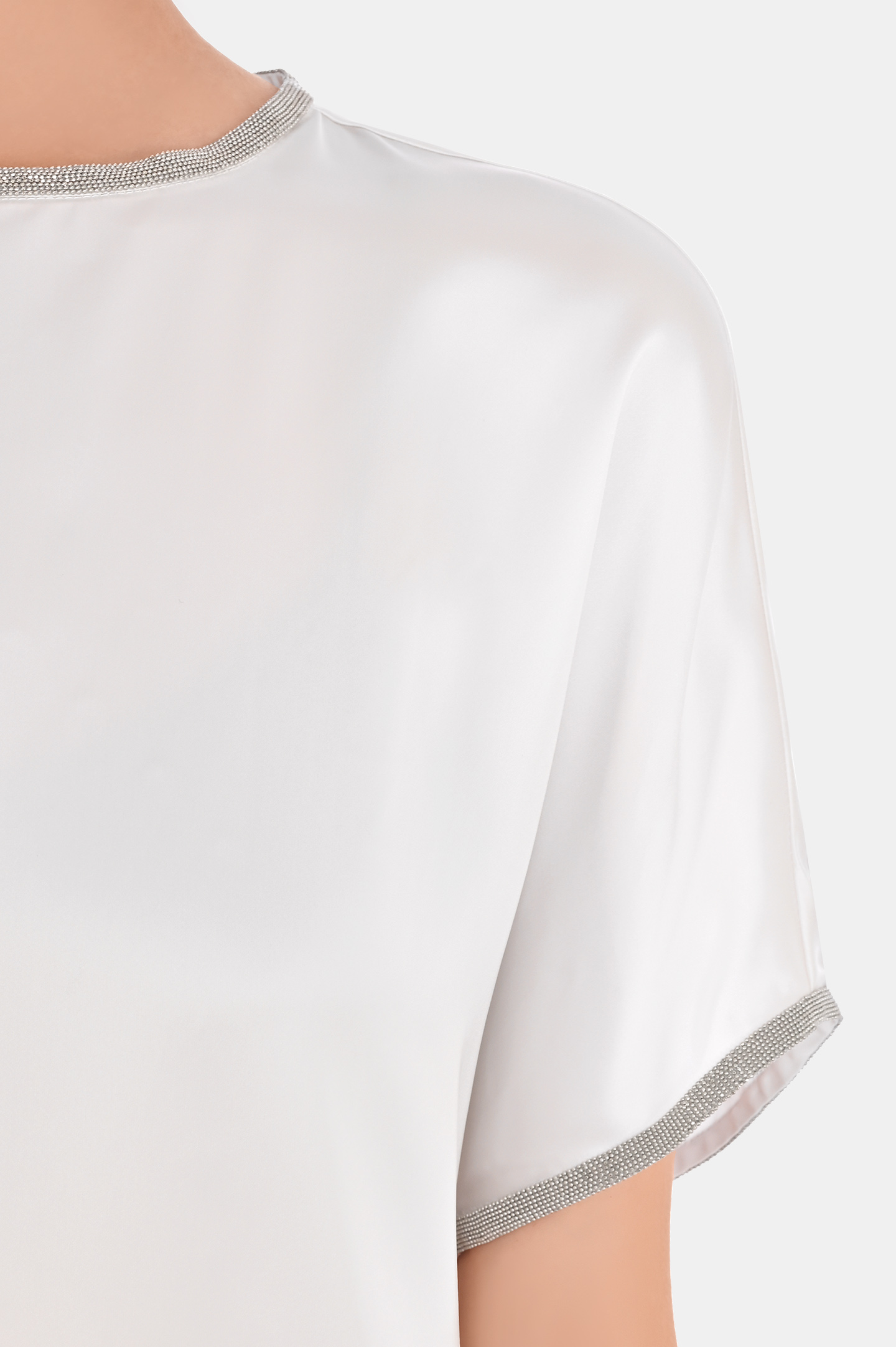 Блуза FABIANA FILIPPI TPD213F214D575, цвет: Белый, Женский