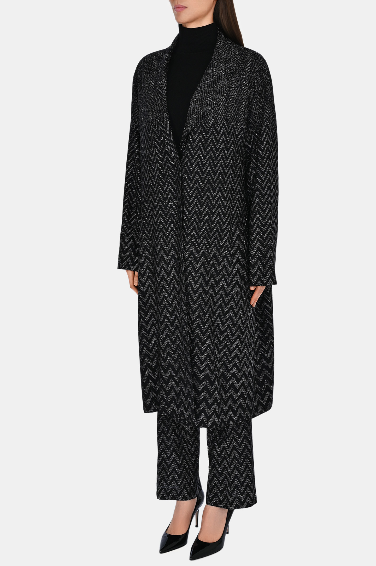 Пальто MISSONI DS23WC0I-BR00OZ, цвет: Черный, Женский