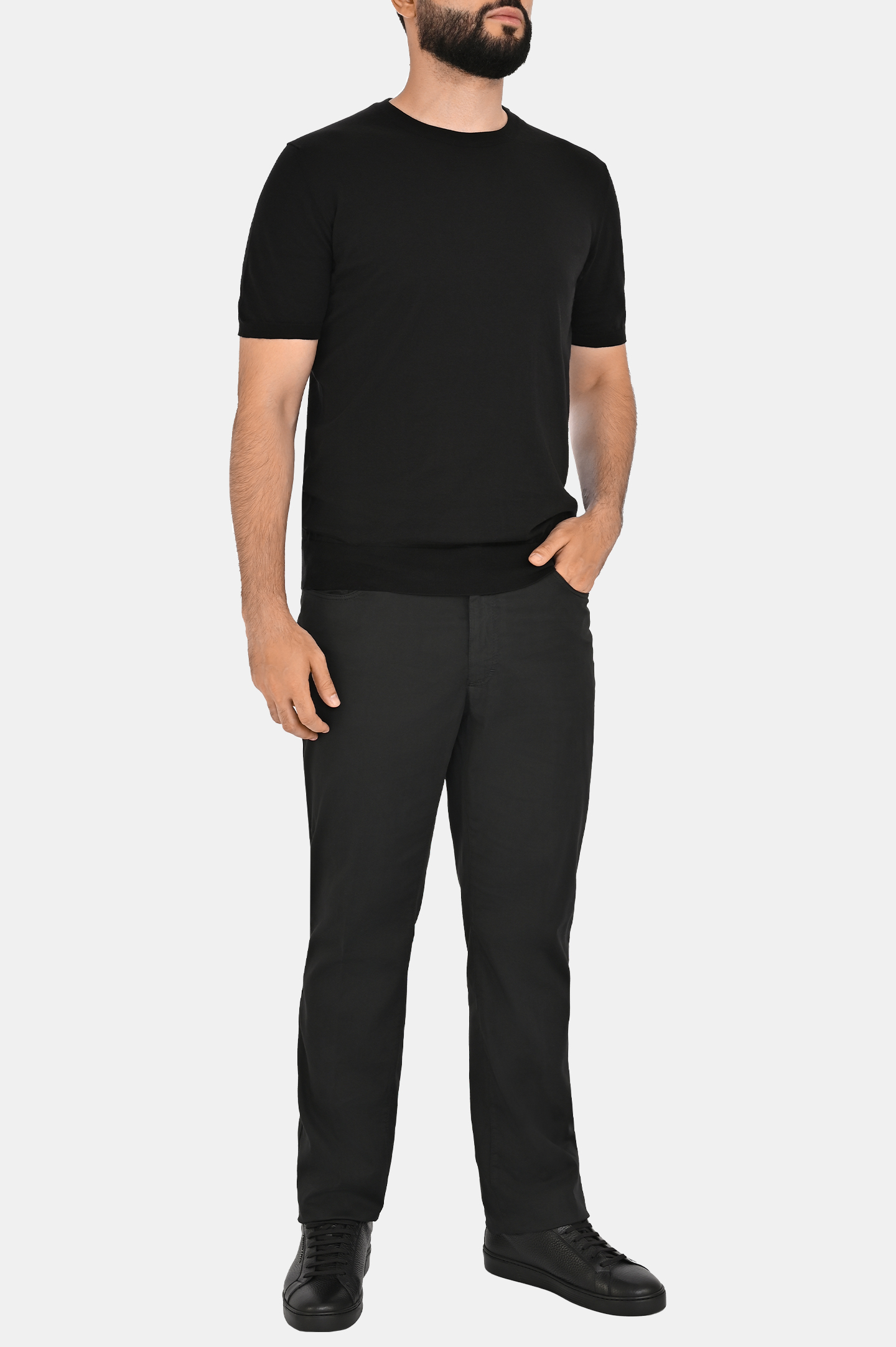 Брюки STEFANO RICCI M8T51B0070 TFANT, цвет: Черный, Мужской