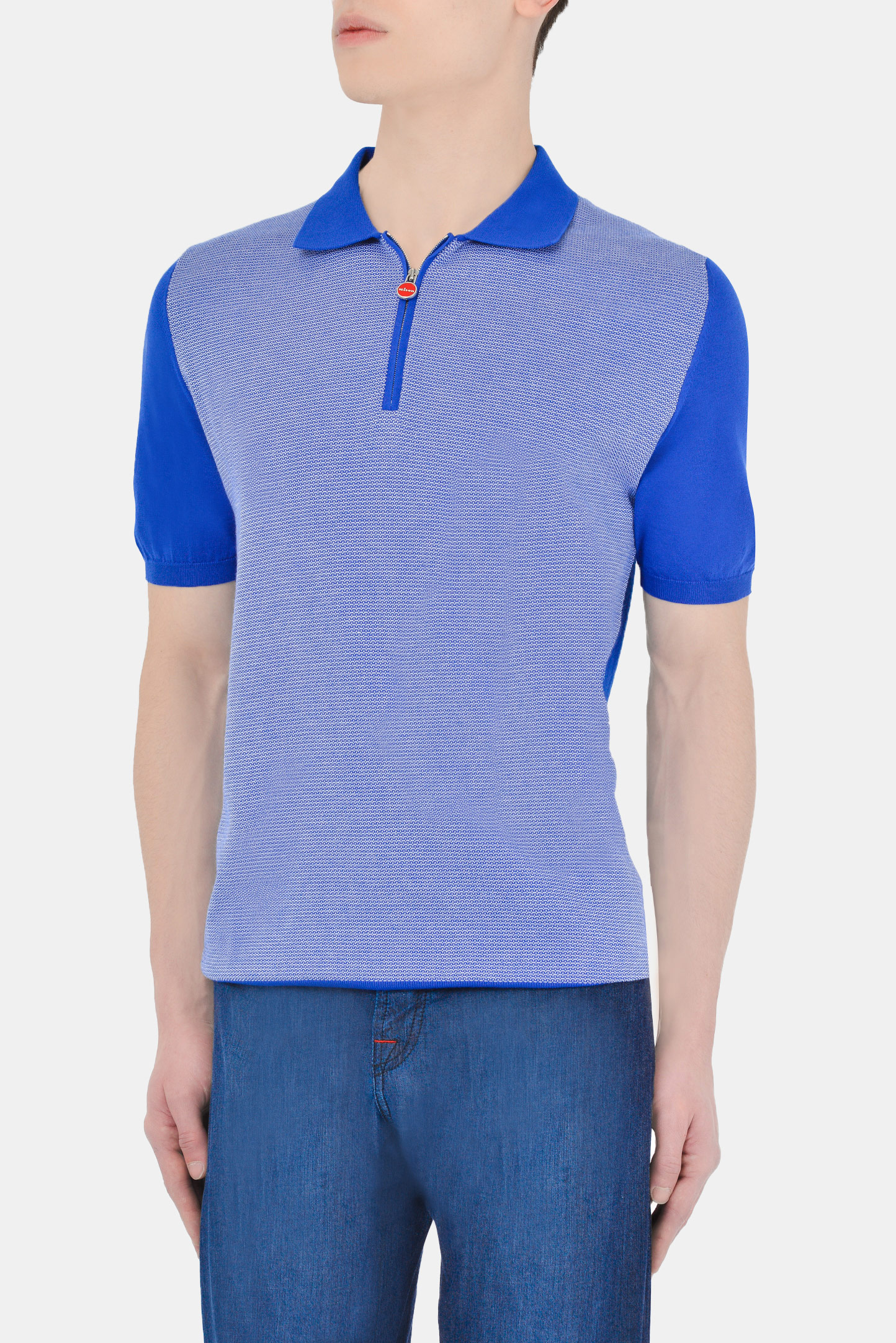 Поло KITON UK1253E21V19, цвет: Разноцветный, Мужской