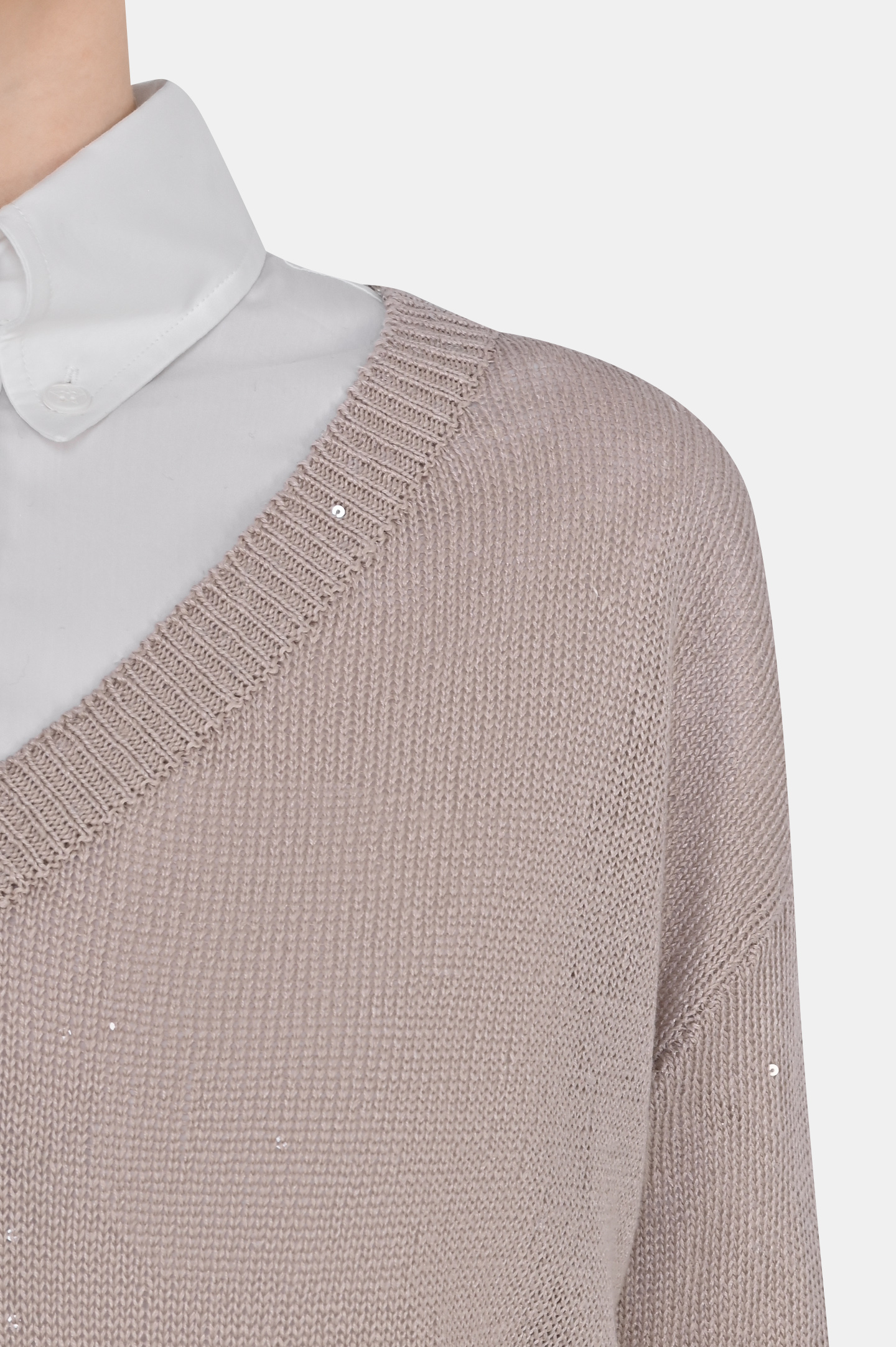 Джемпер BRUNELLO  CUCINELLI M1000B1033, цвет: Бежевый, Женский