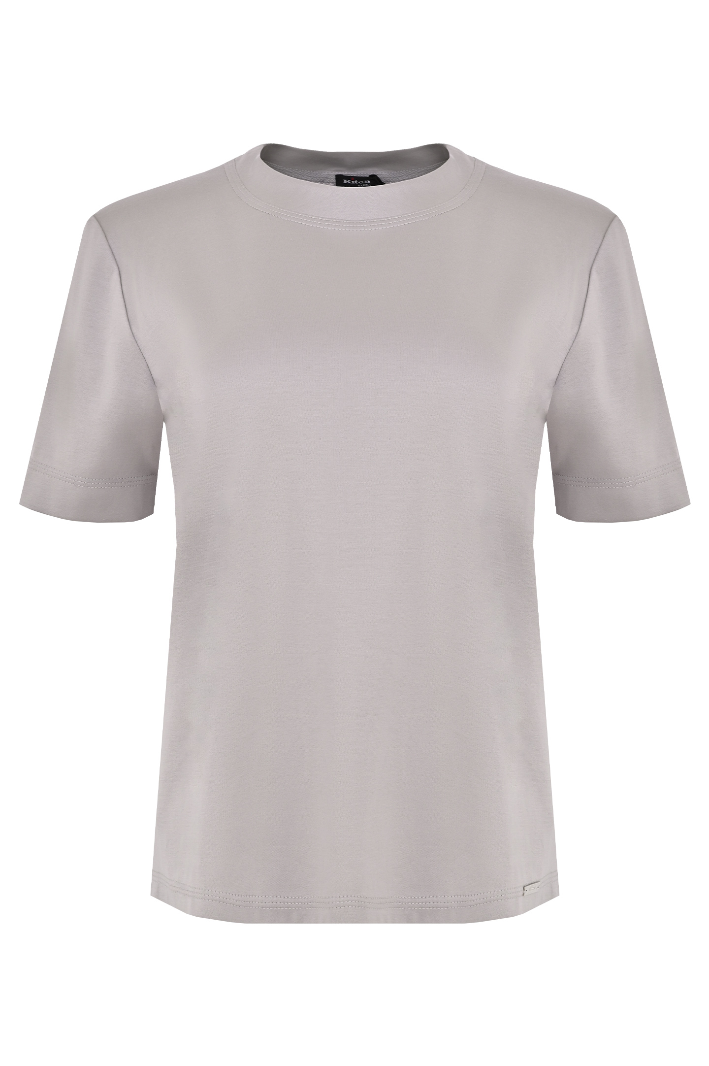 Футболка KITON D53450H0805, цвет: Серый, Женский