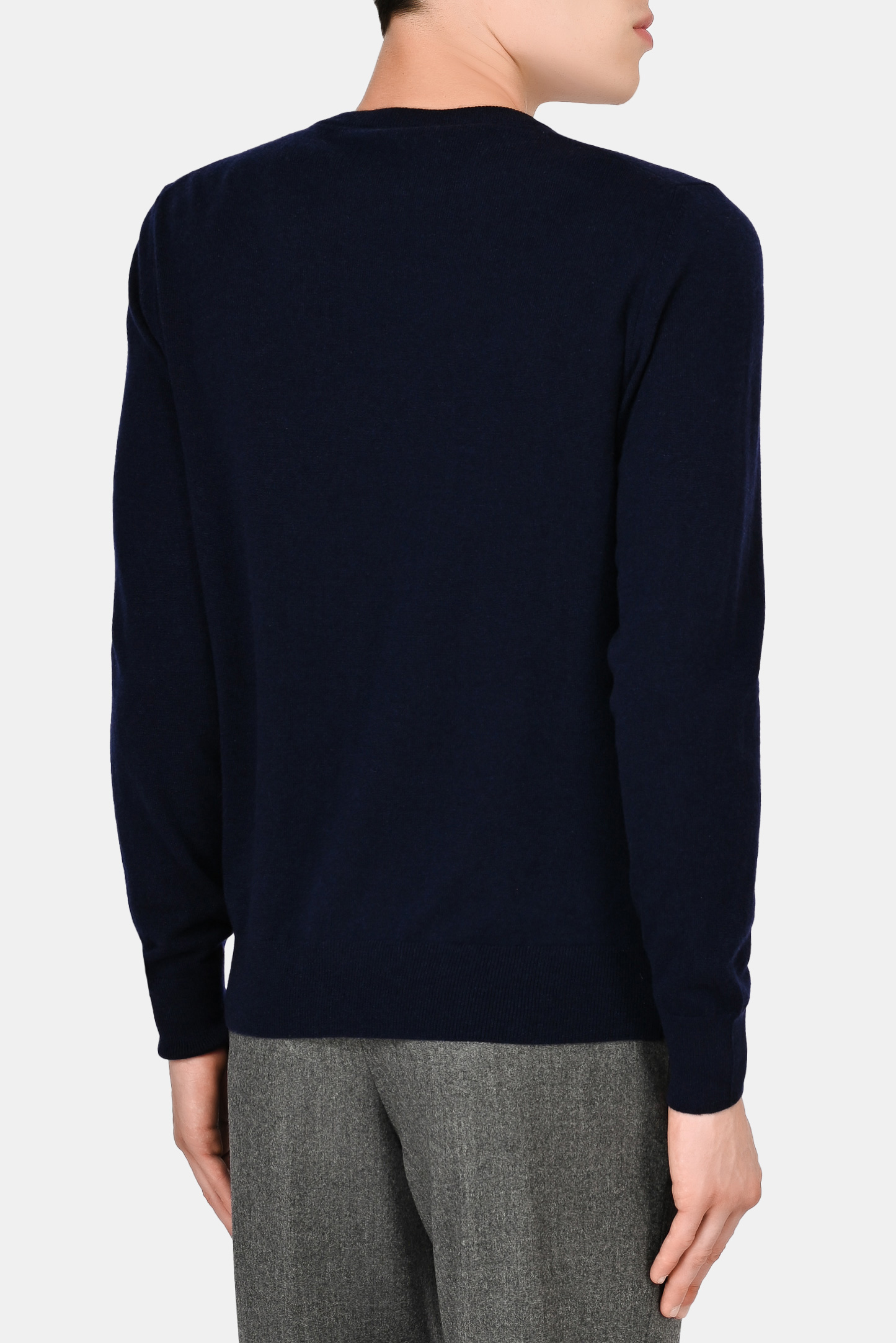 Свитер CANALI MK00999 C0012, цвет: Синий, Мужской