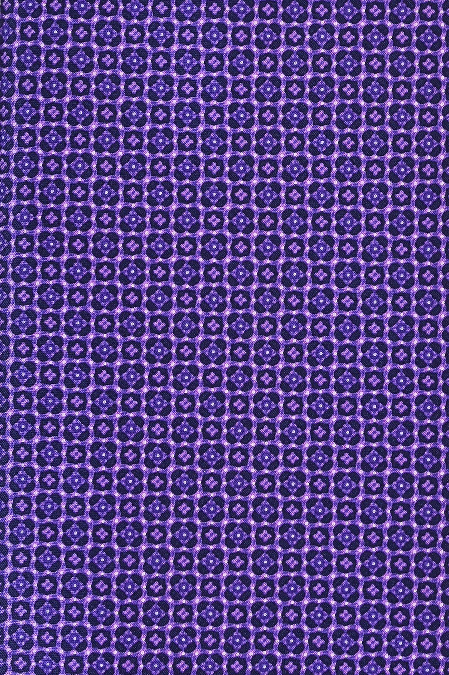 Галстук из шелка STEFANO RICCI CX 49014, цвет: Фиолетовый, Мужской
