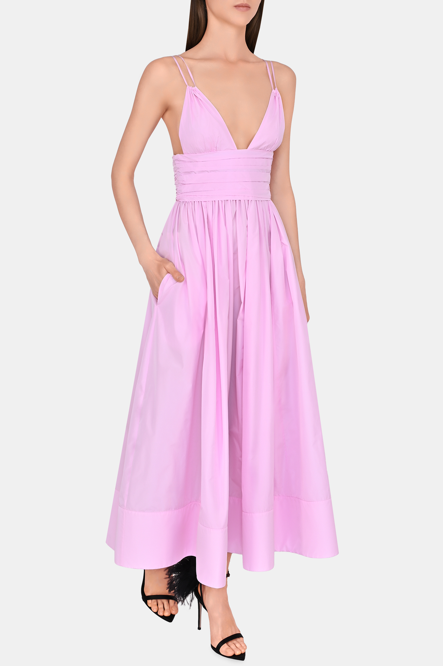 Платье PHILOSOPHY DI LORENZO SERAFINI A0418 725, цвет: Розовый, Женский