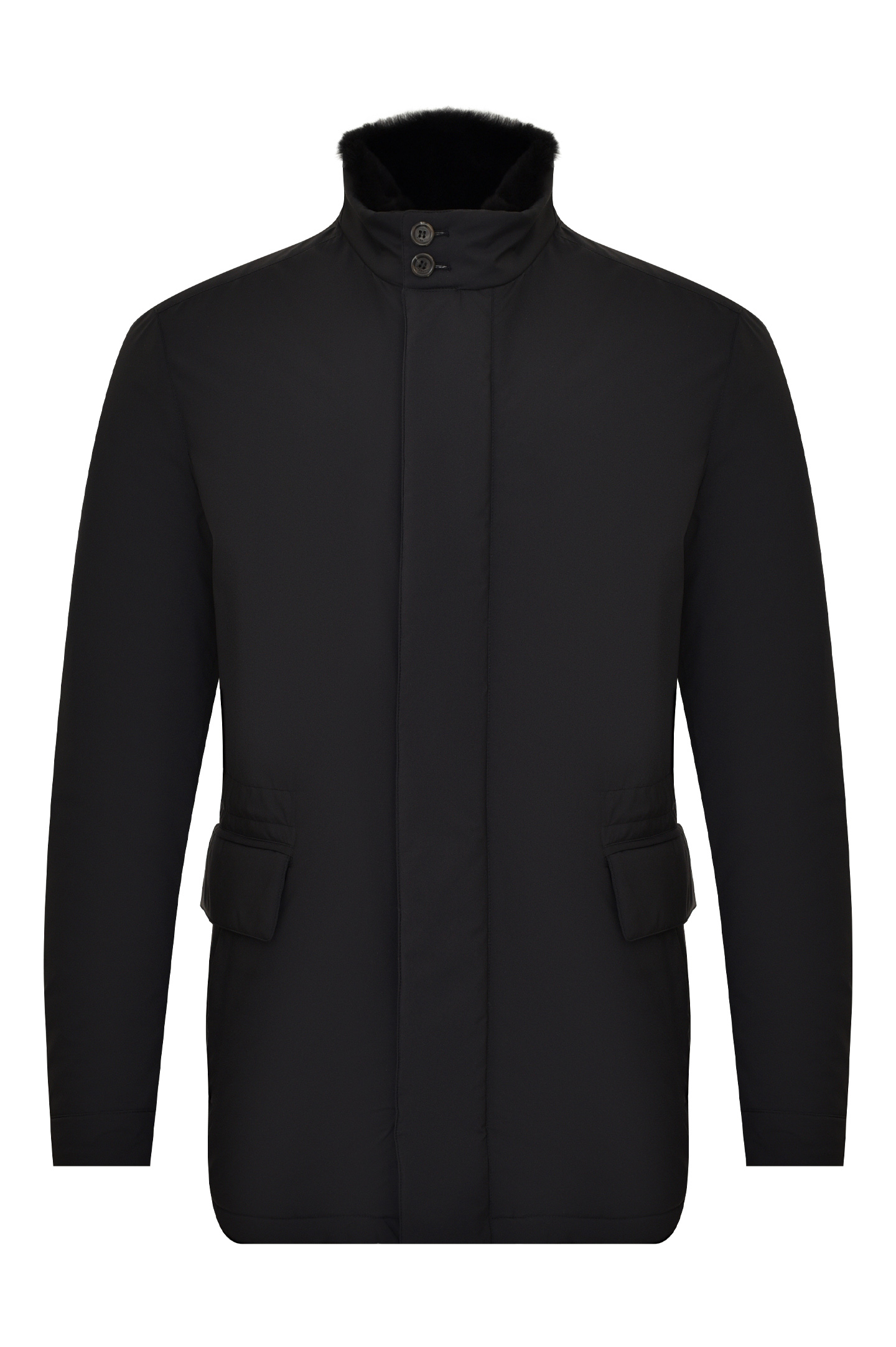 Куртка CANALI SX02197 O20315, цвет: Черный, Мужской