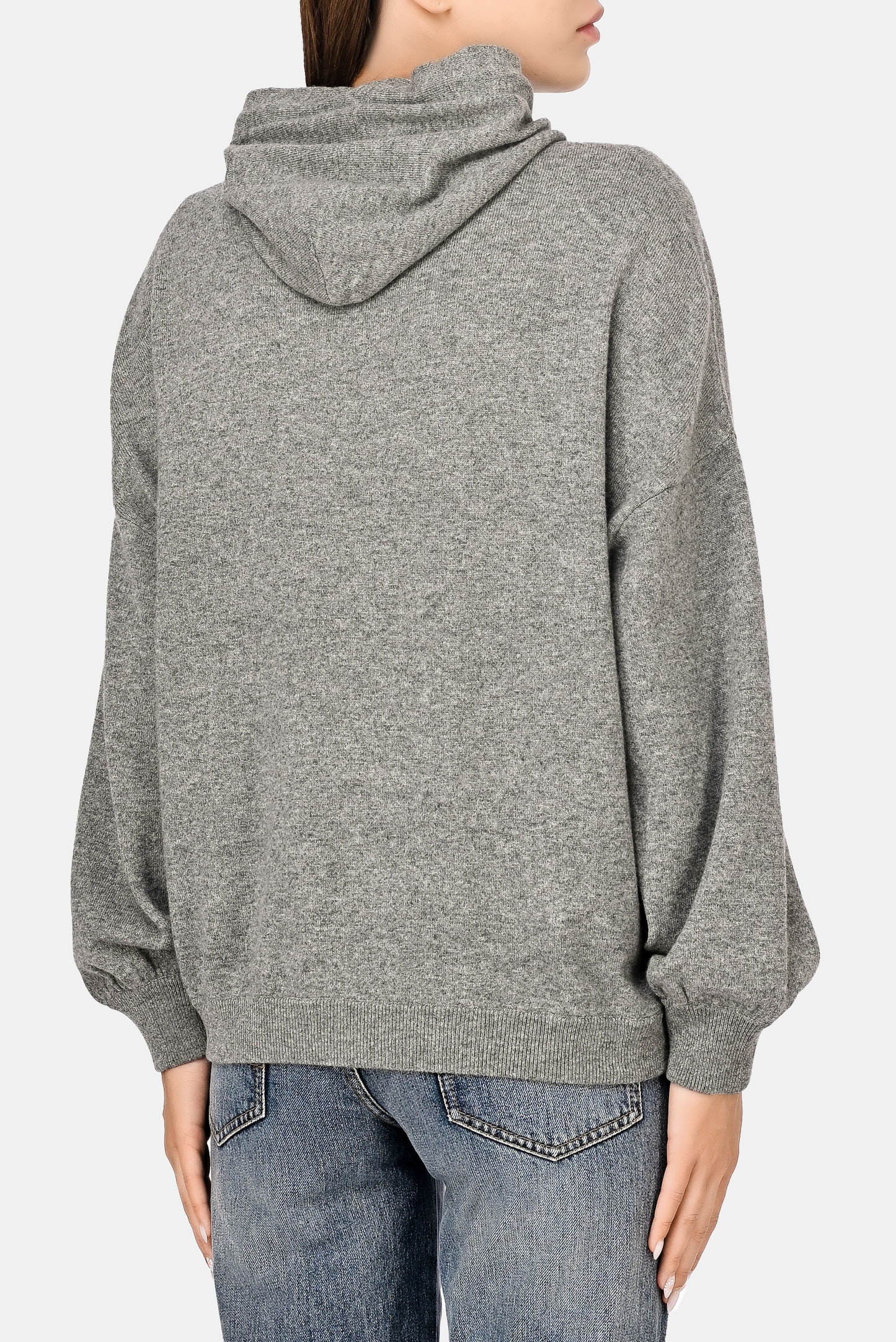 Худи BRUNELLO  CUCINELLI M16127809, цвет: Серый, Женский