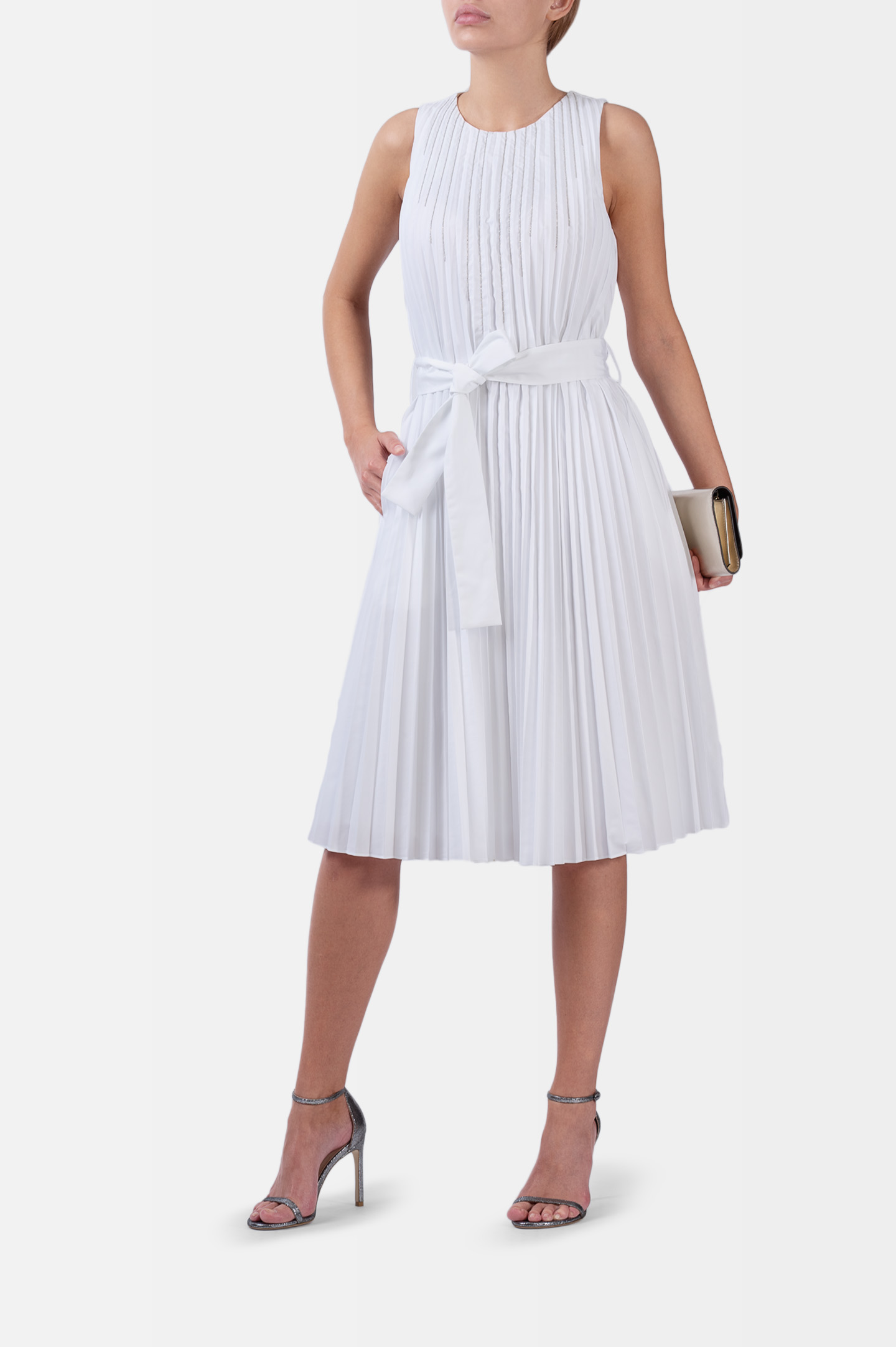 Платье BRUNELLO  CUCINELLI M0H69AFI41, цвет: Белый, Женский