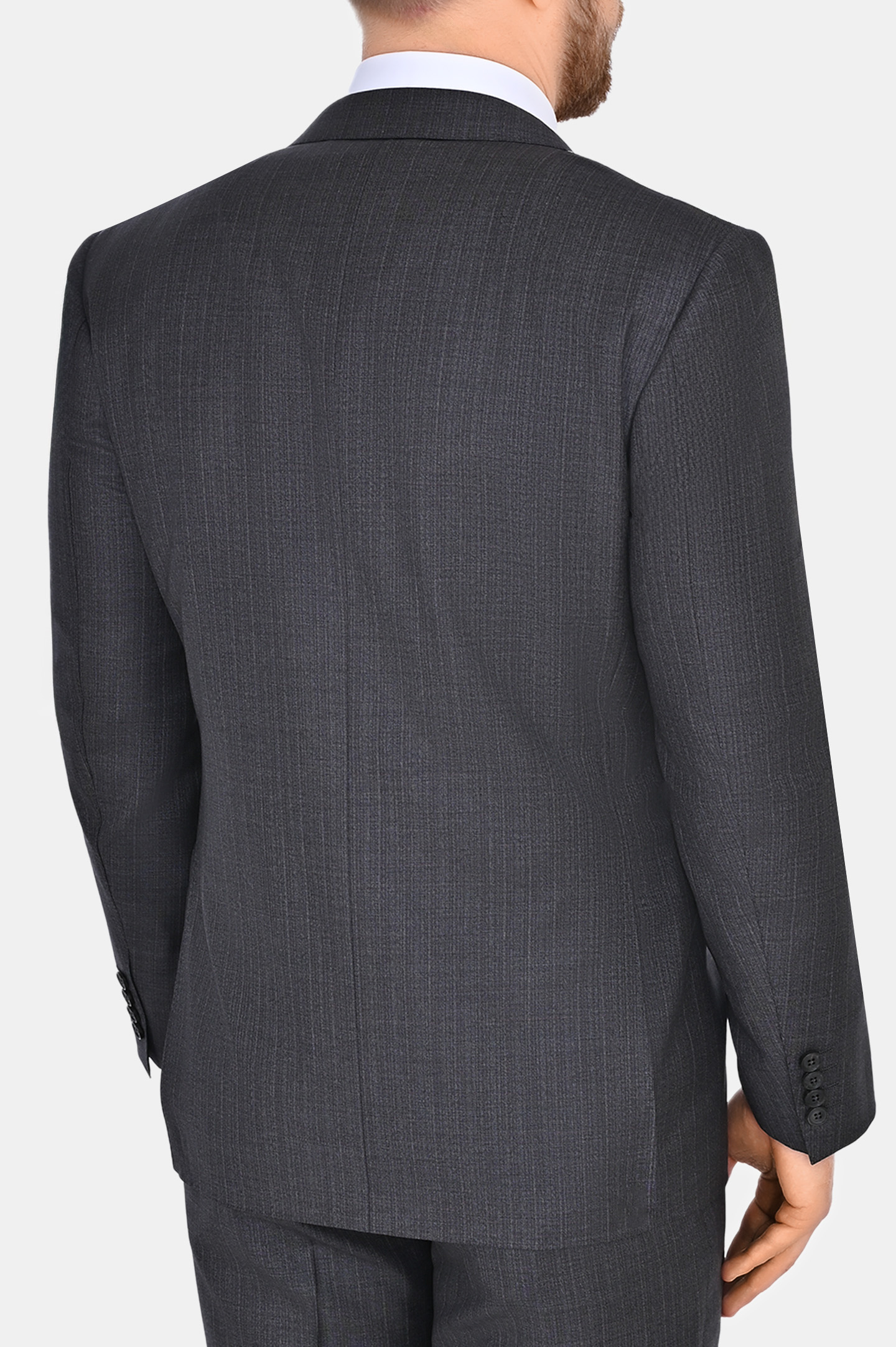 Костюм из шерсти CANALI BX02793 E13280/19/-L/7R, цвет: Темно-серый, Мужской