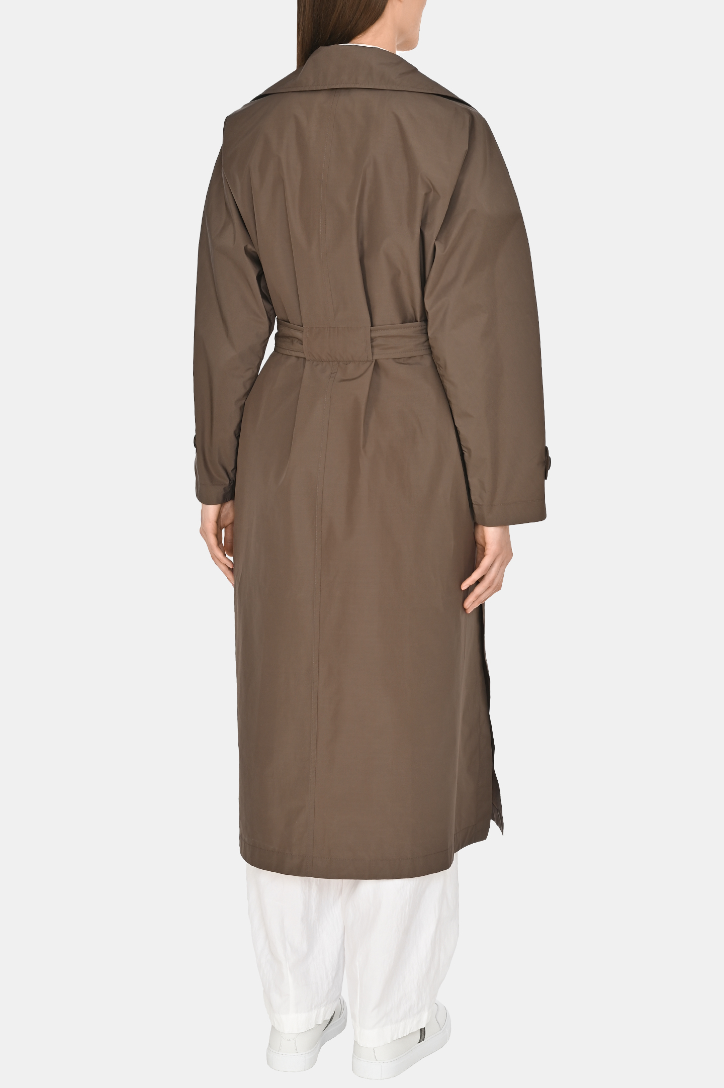 Плащ BRUNELLO  CUCINELLI MG5019909, цвет: Темно-коричневый, Женский