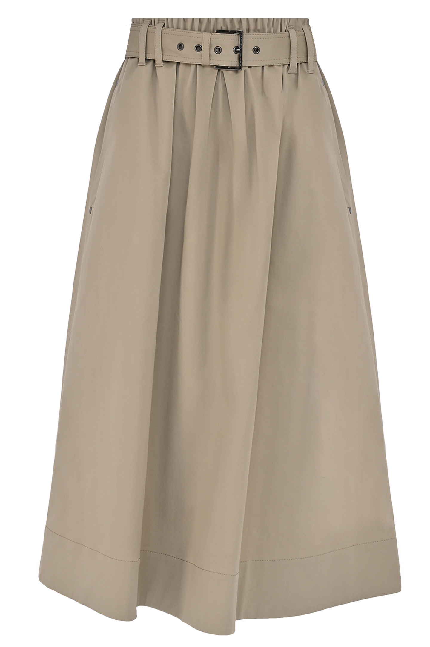 Юбка BRUNELLO  CUCINELLI ML138G3753, цвет: Оливковый, Женский