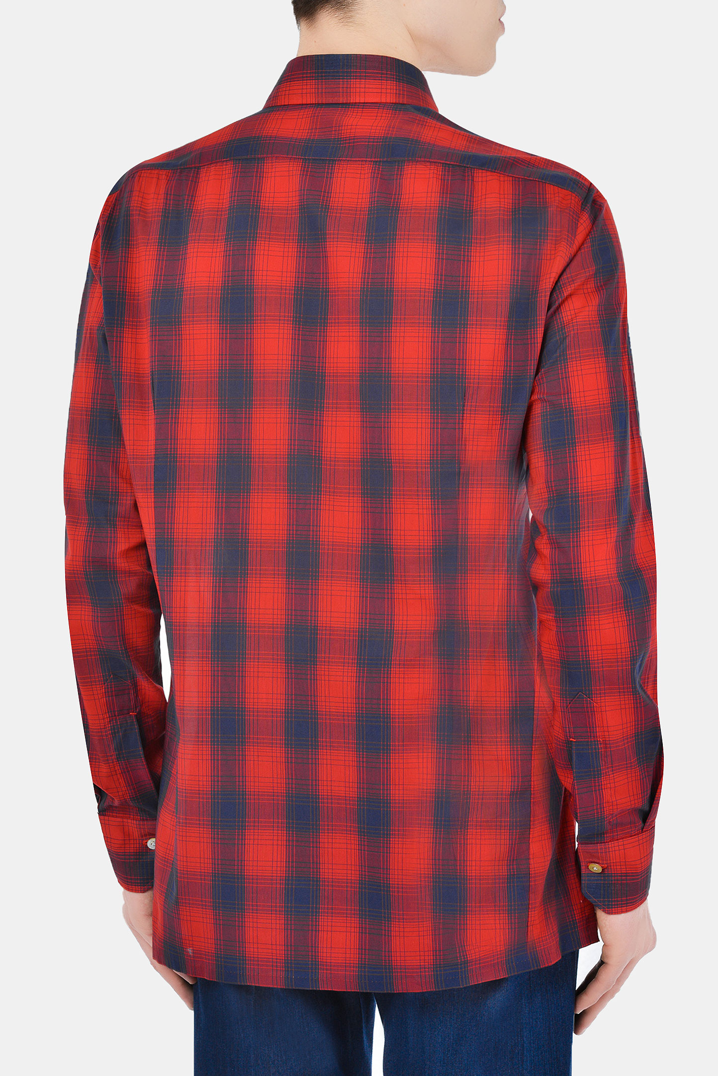 Рубашка KITON UMCNERH076150, цвет: Красный, Мужской