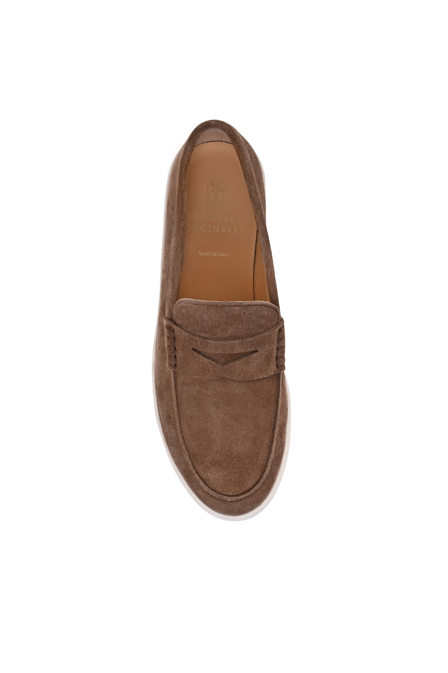 Лоферы BRUNELLO  CUCINELLI MZUSIB2253, цвет: Коричневый, Мужской