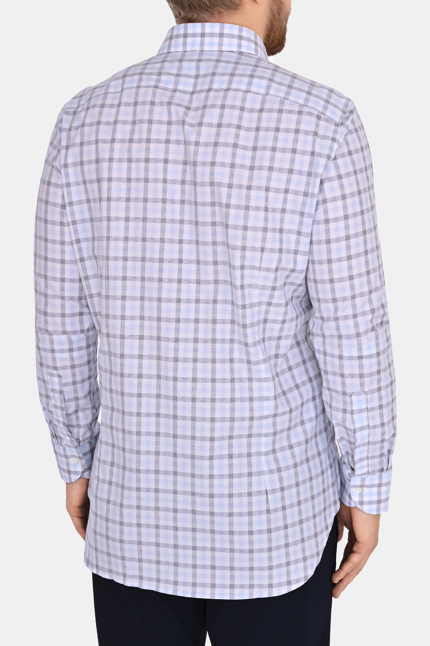 Рубашка CANALI GD02589 XA1, цвет: Серый, Мужской