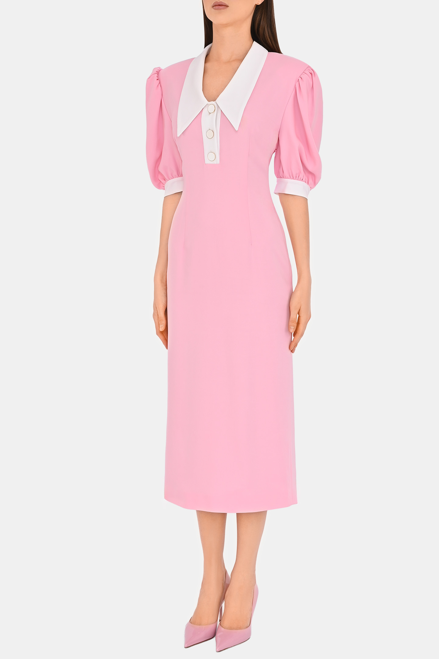 Платье ROWEN ROSE DRS_RR171, цвет: Розовый, Женский