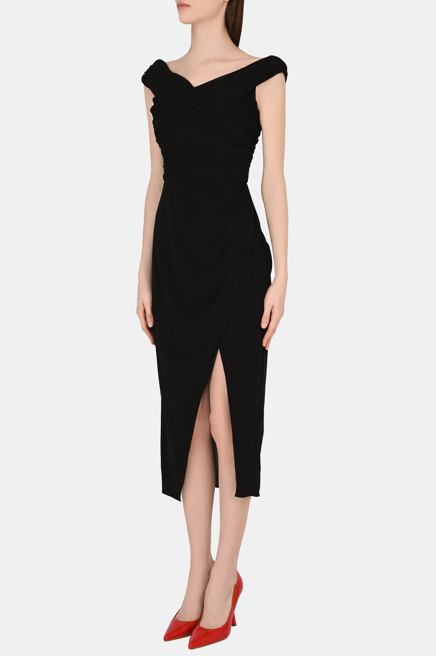 Платье SELF PORTRAIT RS22-110, цвет: Черный, Женский