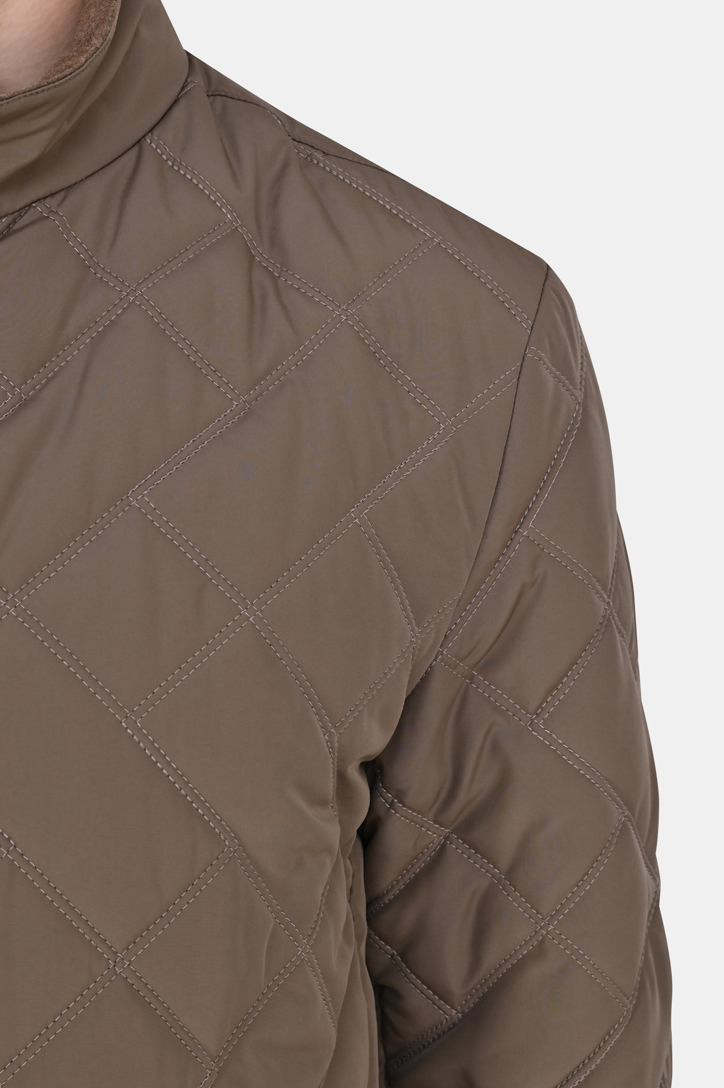 Куртка CANALI SG01121 O30369, цвет: Коричневый, Мужской