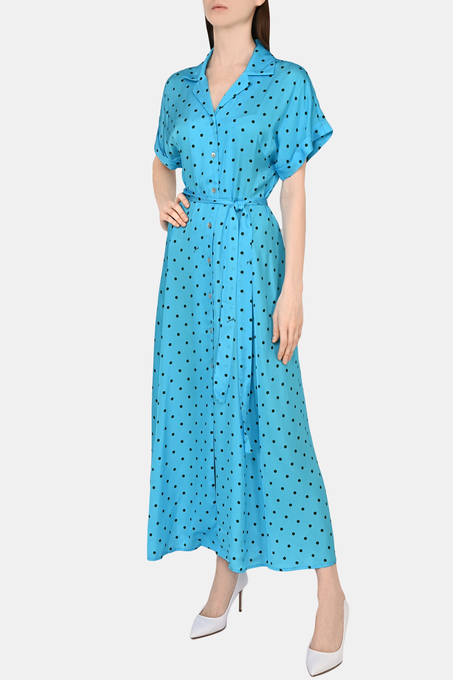 Платье P.A.R.O.S.H. D724282 RUM, цвет: Голубой, Женский