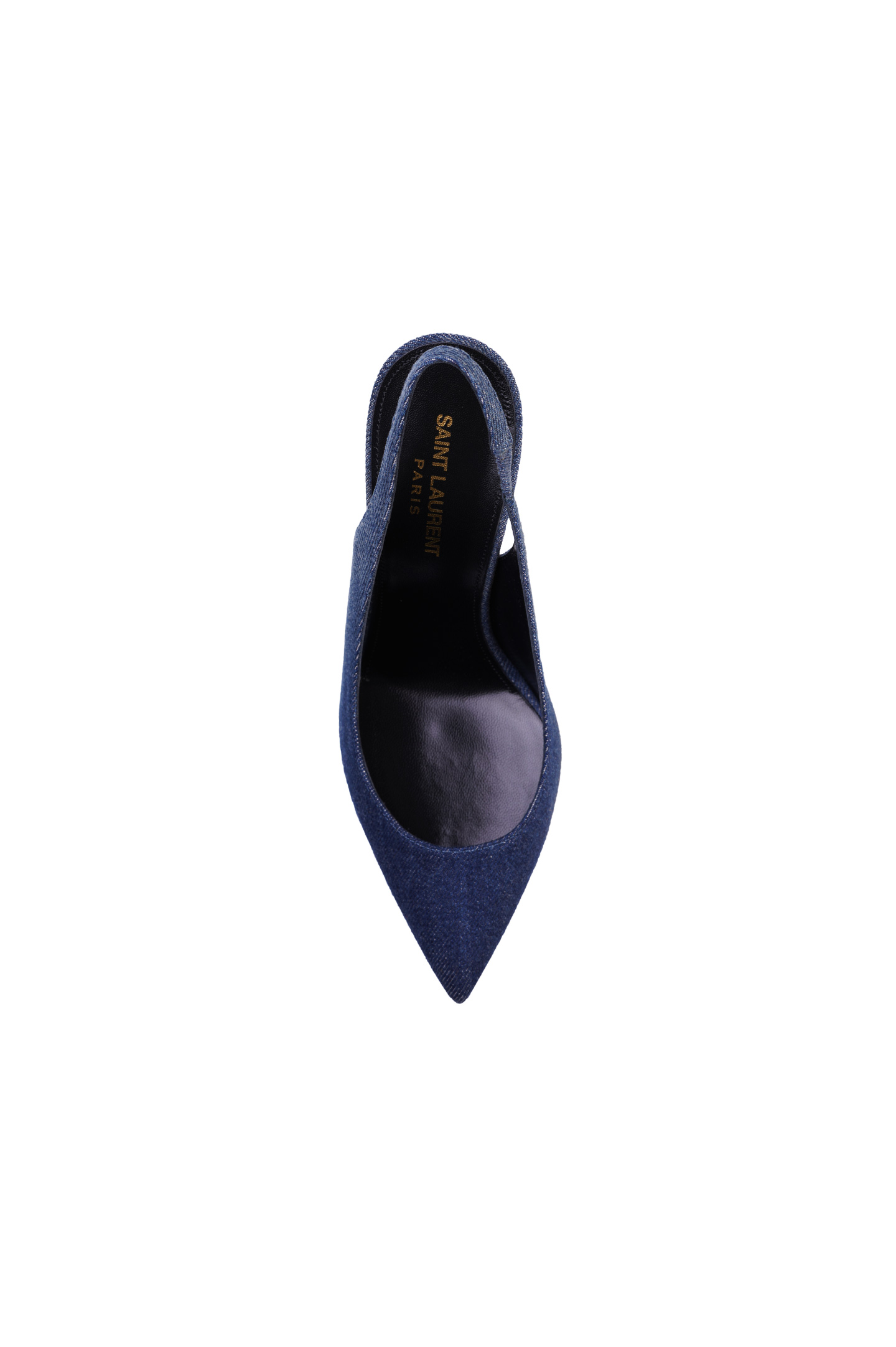 Босоножки SAINT LAURENT 639541 2O800, цвет: Синий, Женский