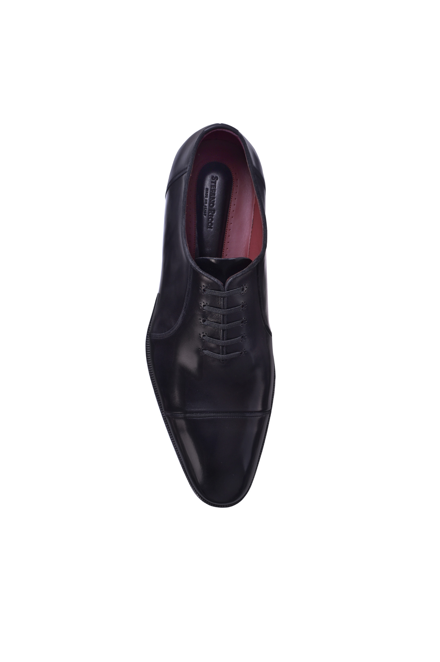 Туфли STEFANO RICCI UN02 C6322 VSSD, цвет: Черный, Мужской
